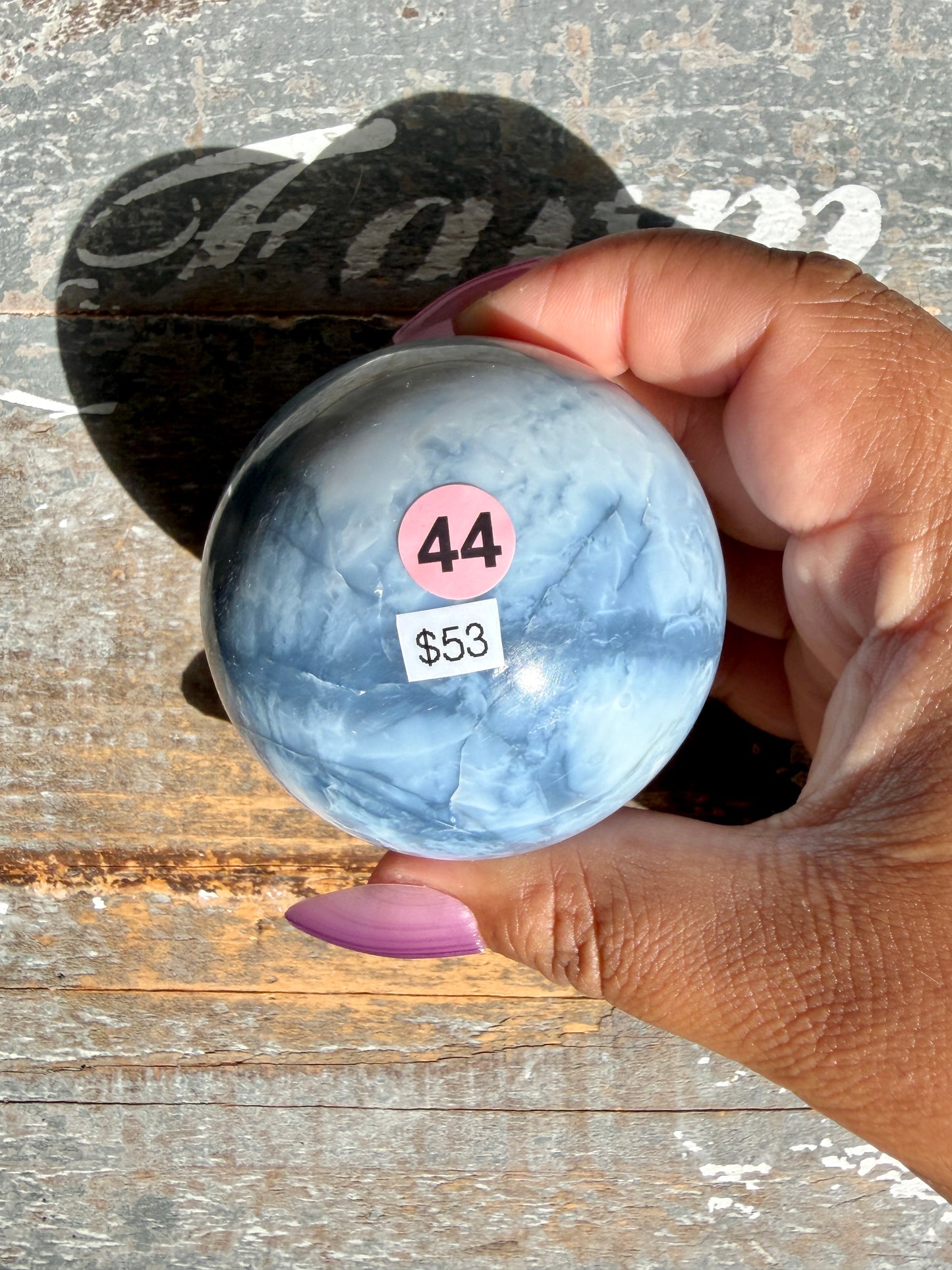 Gorgeous Blue Opal Sphere | India | Opt 44