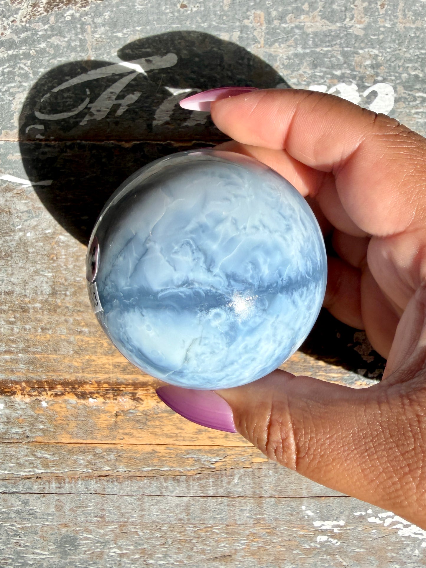 Gorgeous Blue Opal Sphere | India | Opt 44