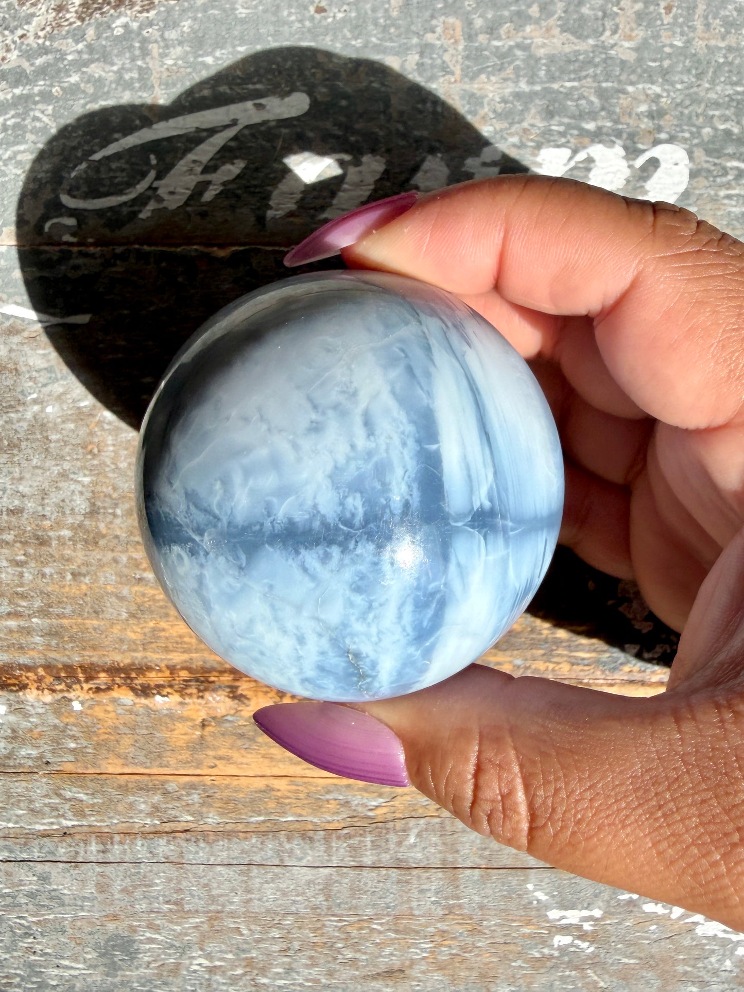 Gorgeous Blue Opal Sphere | India | Opt 44