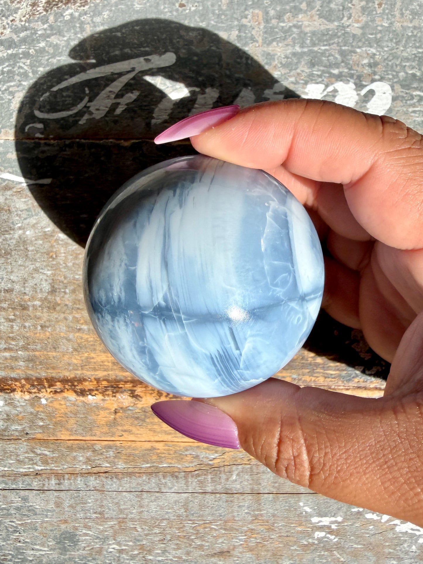 Gorgeous Blue Opal Sphere | India | Opt 44