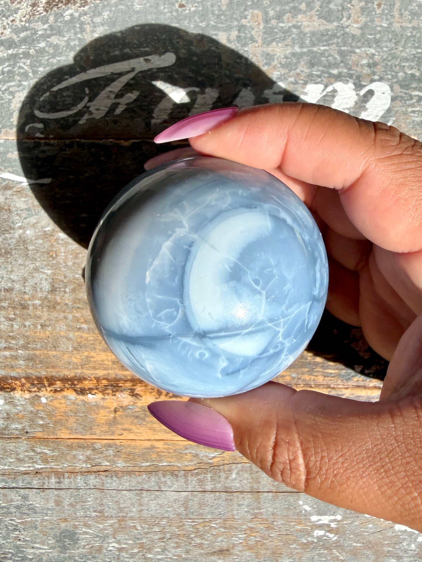 Gorgeous Blue Opal Sphere | India | Opt 44