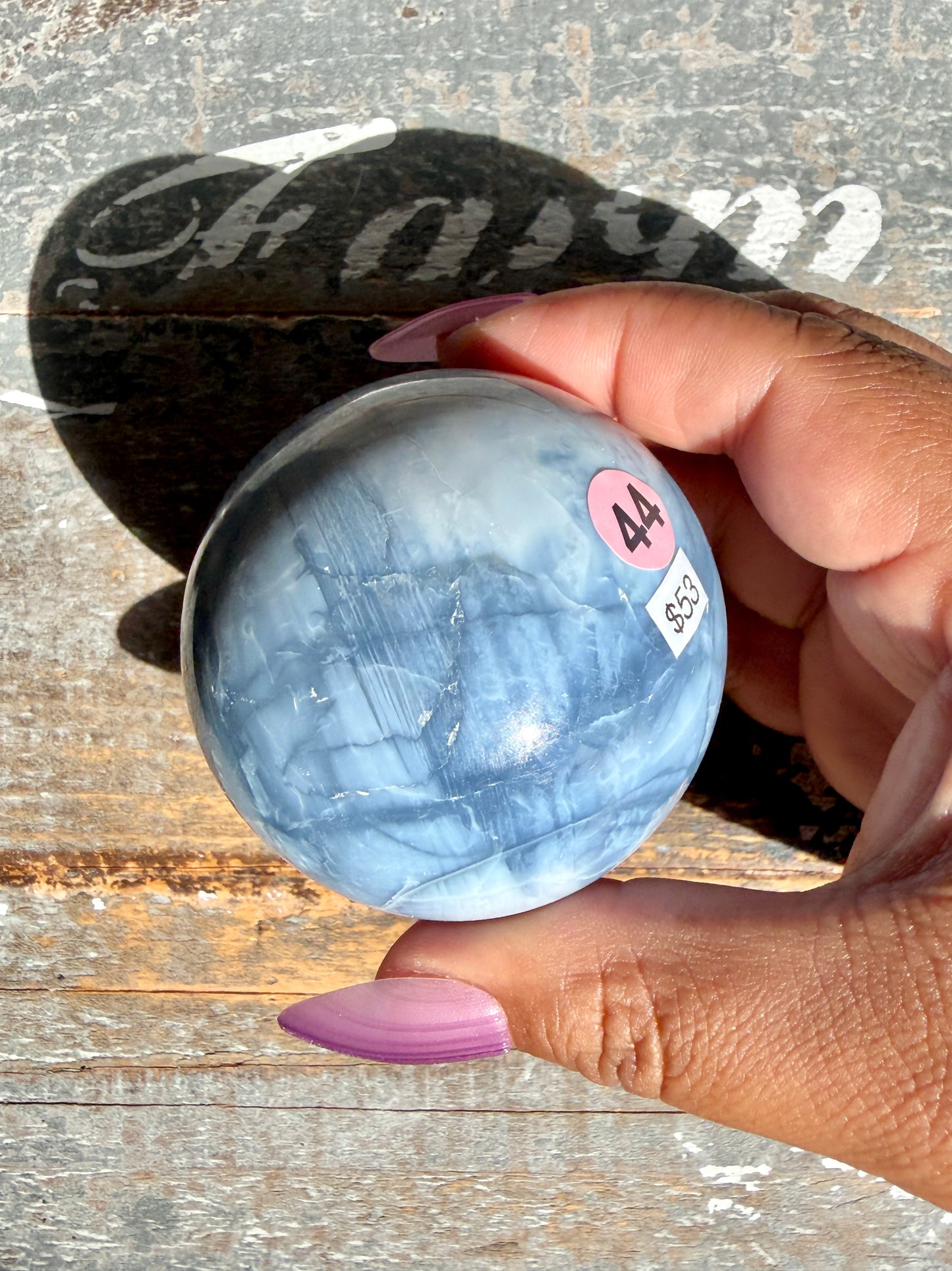 Gorgeous Blue Opal Sphere | India | Opt 44