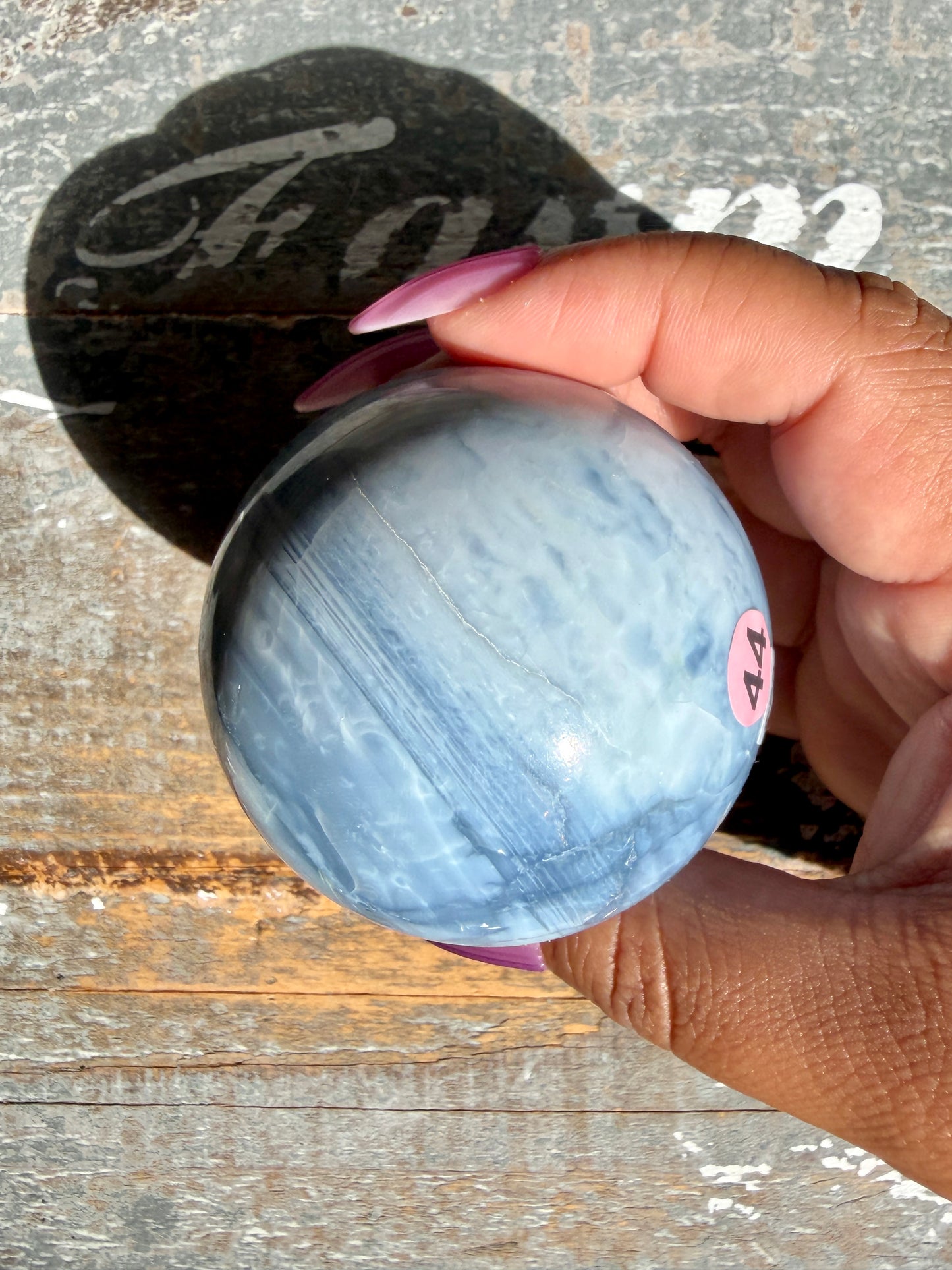 Gorgeous Blue Opal Sphere | India | Opt 44
