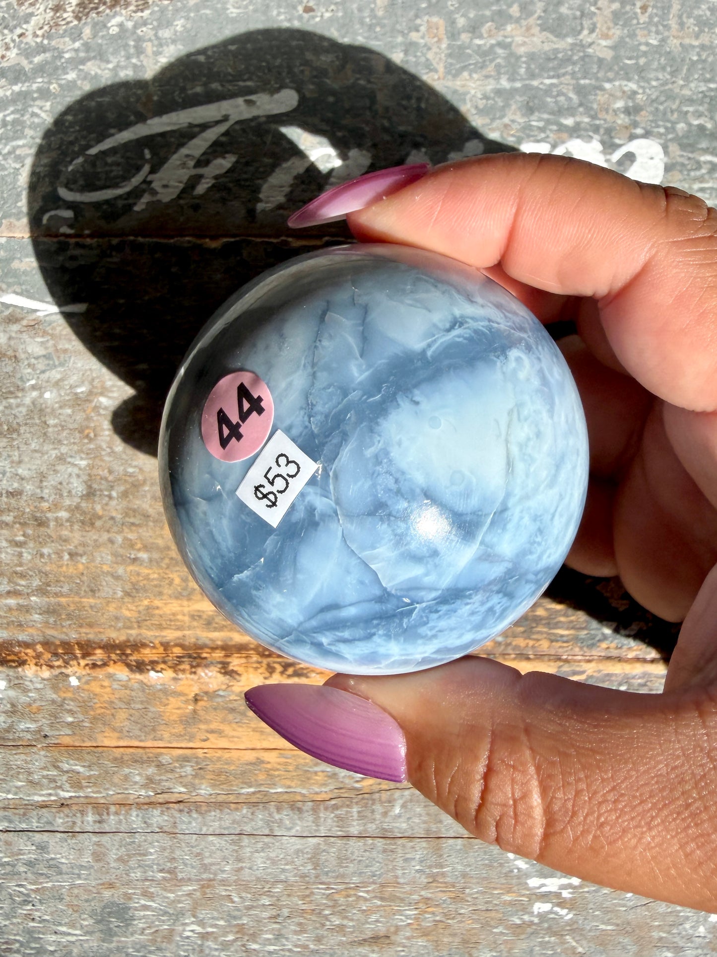 Gorgeous Blue Opal Sphere | India | Opt 44