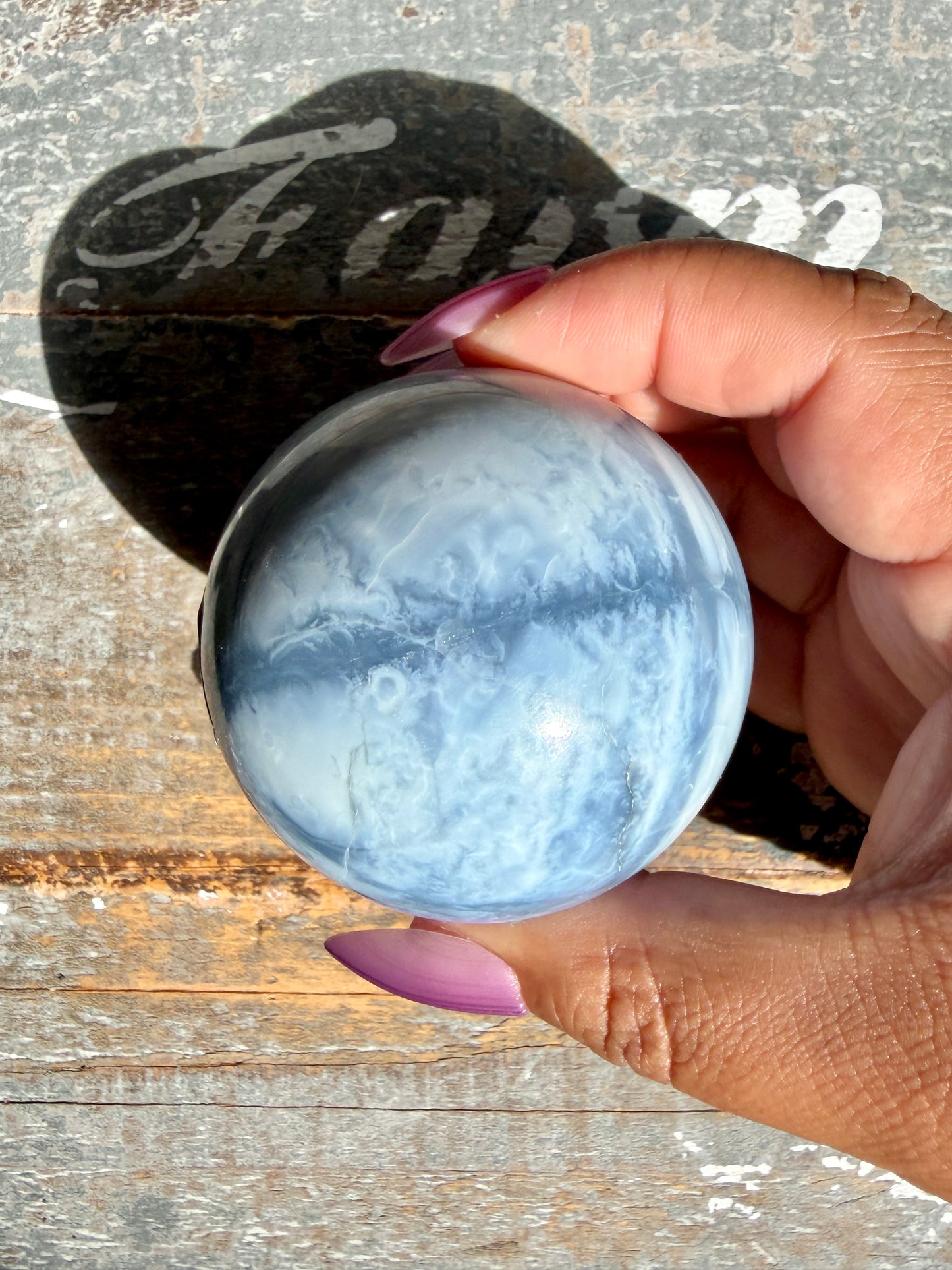 Gorgeous Blue Opal Sphere | India | Opt 44