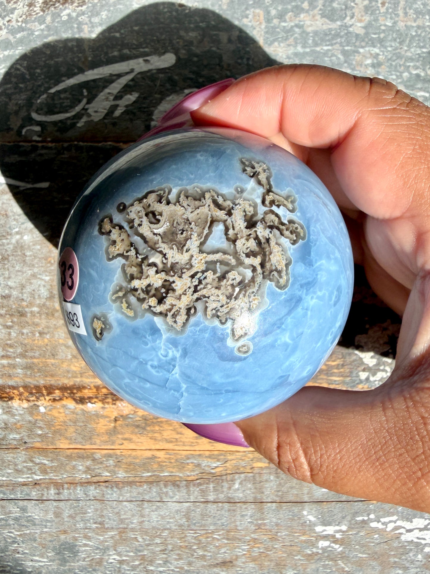 Gorgeous Blue Opal Sphere | India | Opt 33