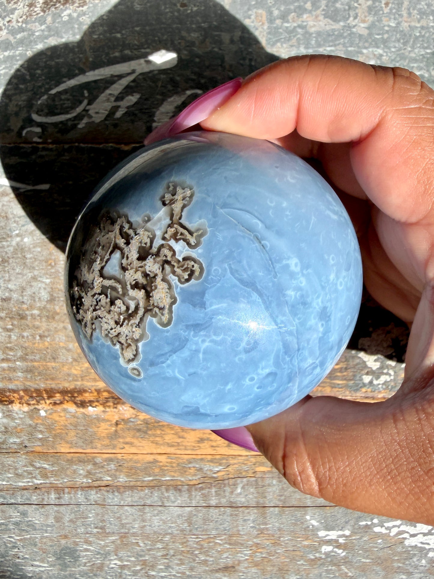 Gorgeous Blue Opal Sphere | India | Opt 33