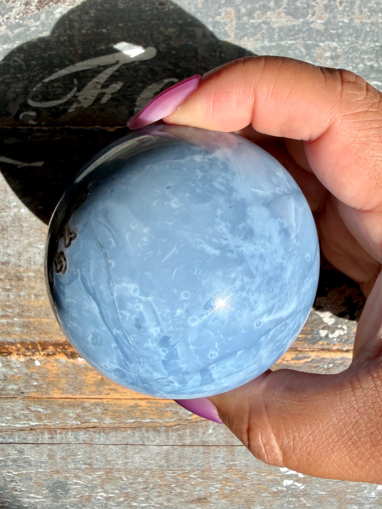 Gorgeous Blue Opal Sphere | India | Opt 33
