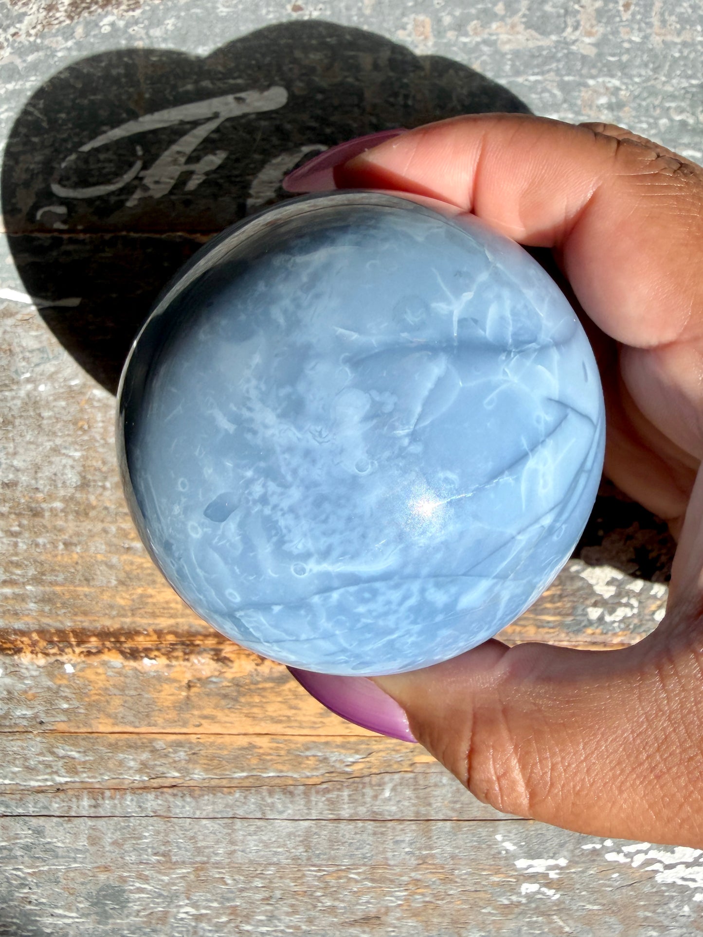 Gorgeous Blue Opal Sphere | India | Opt 33