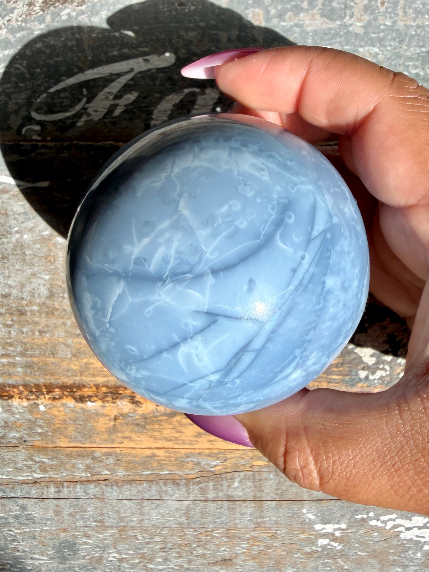 Gorgeous Blue Opal Sphere | India | Opt 33
