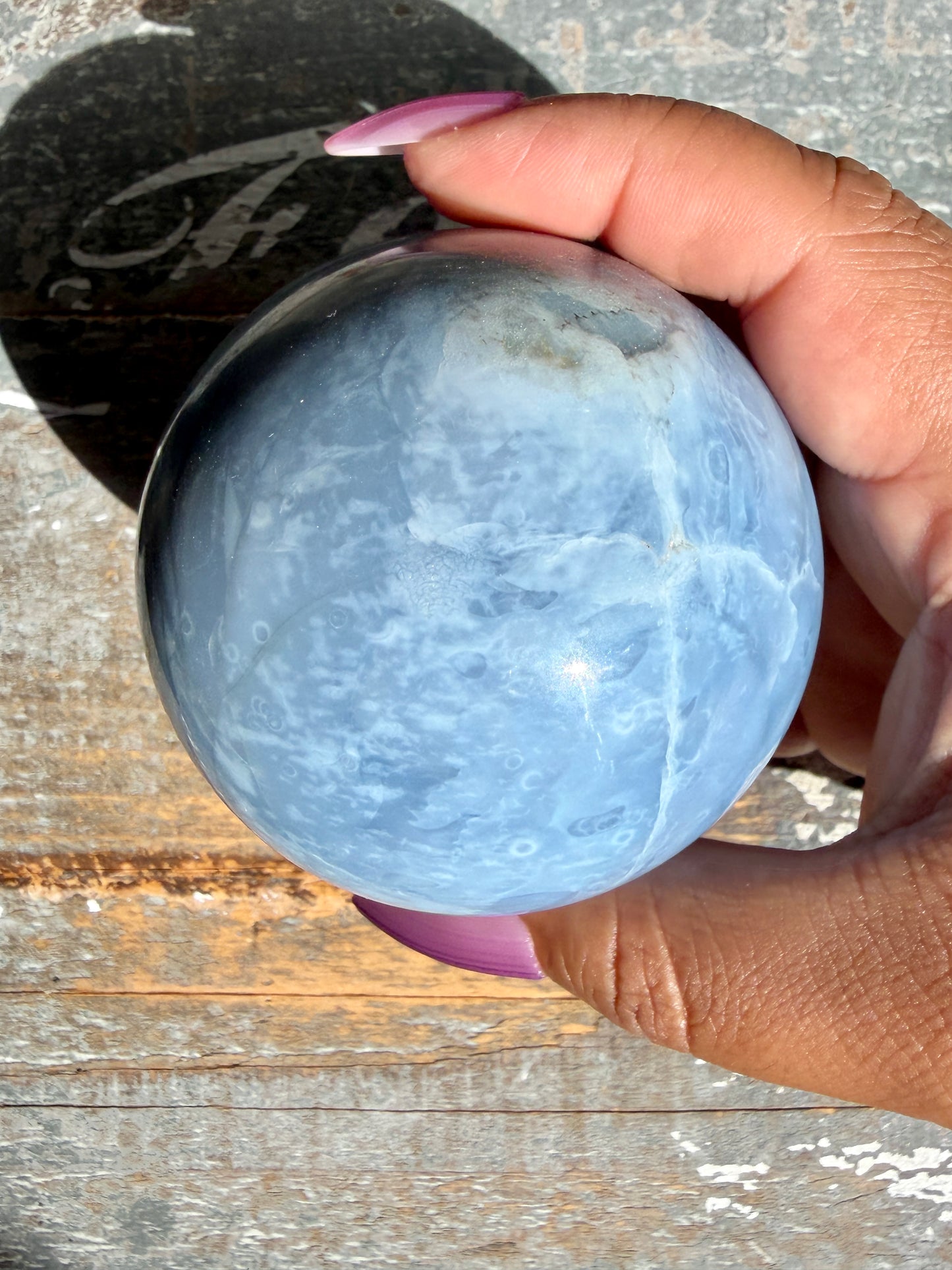 Gorgeous Blue Opal Sphere | India | Opt 33