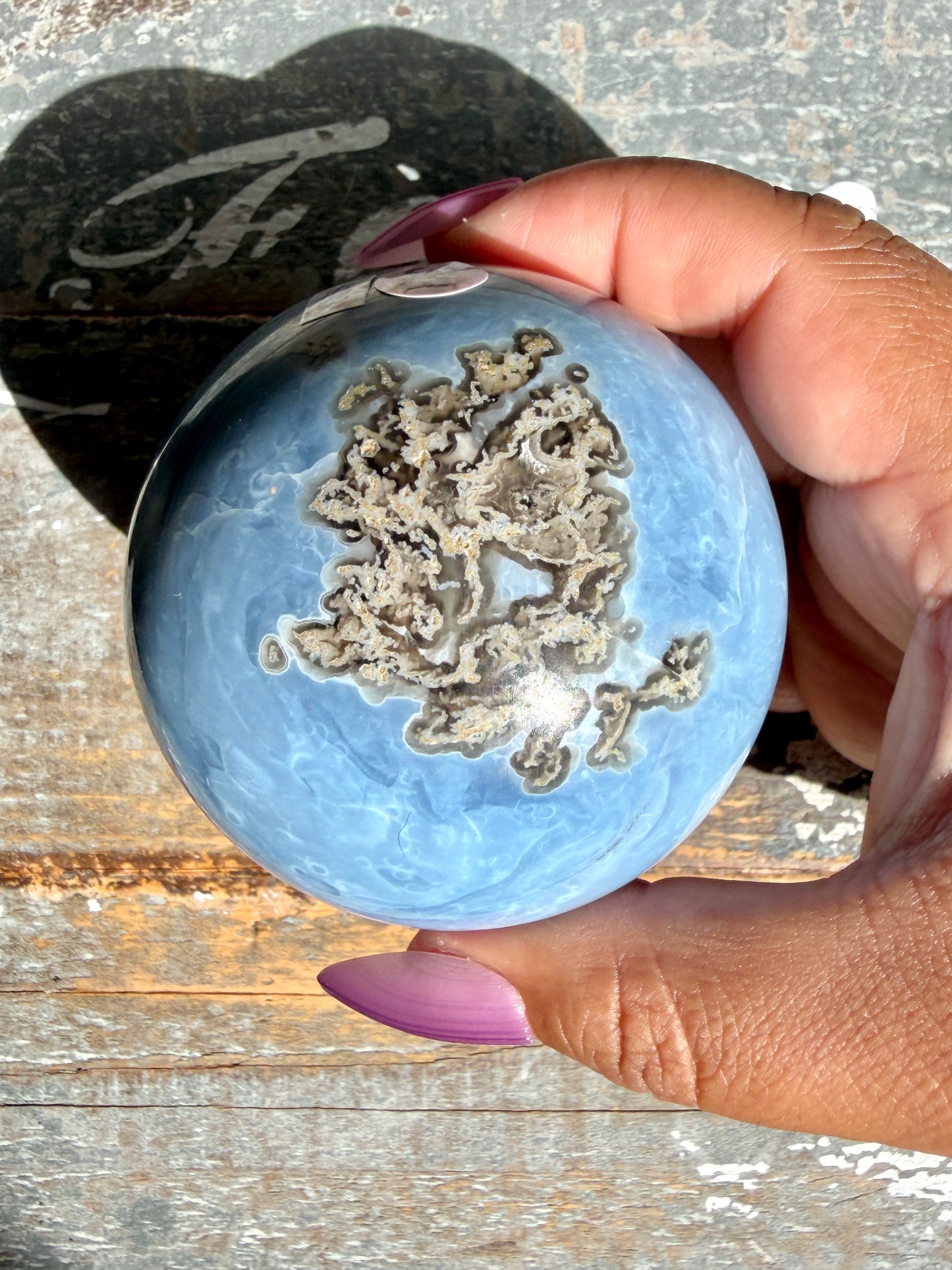 Gorgeous Blue Opal Sphere | India | Opt 33