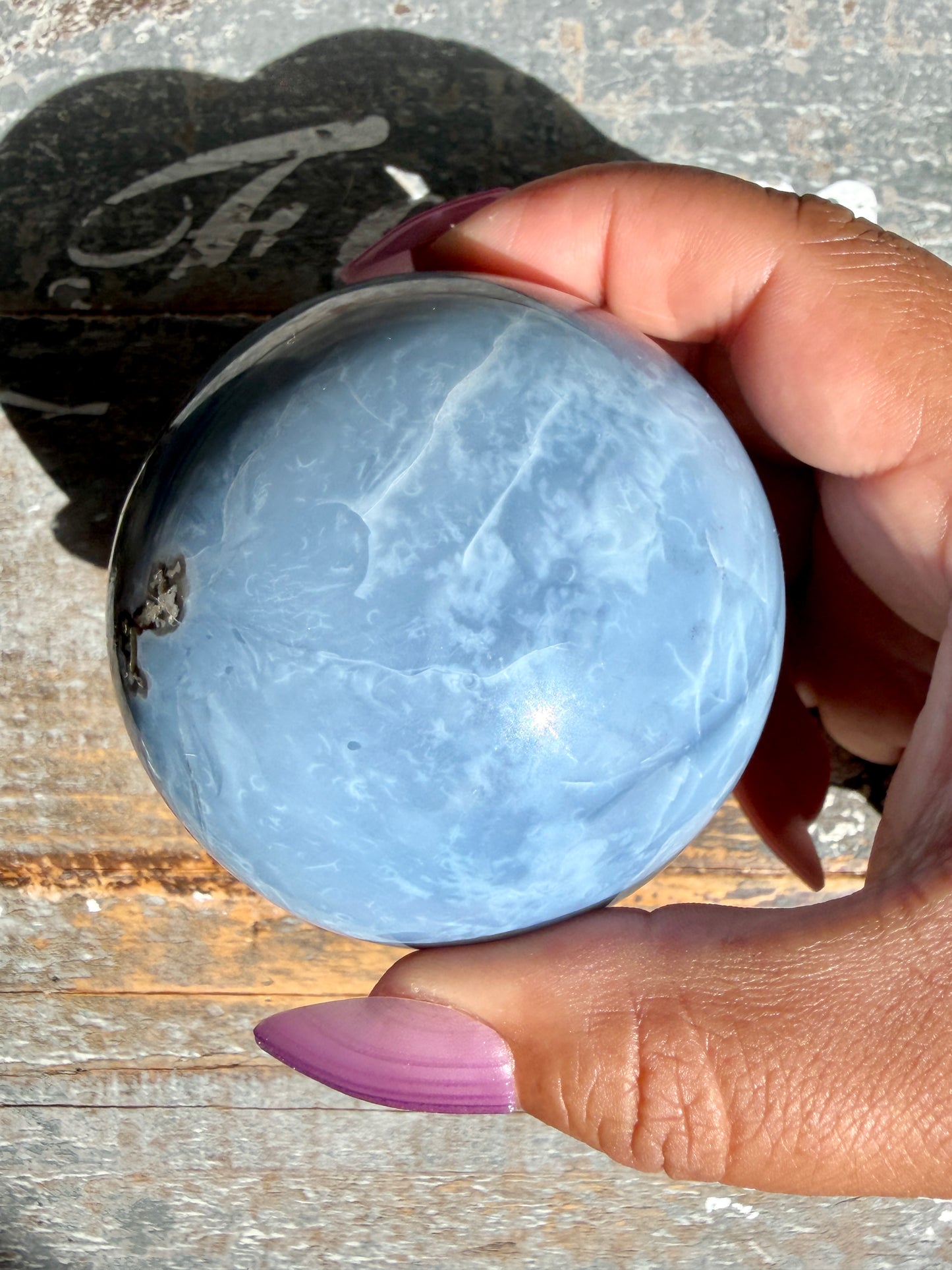 Gorgeous Blue Opal Sphere | India | Opt 33