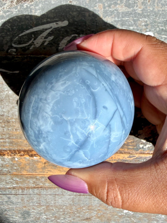 Gorgeous Blue Opal Sphere | India | Opt 33