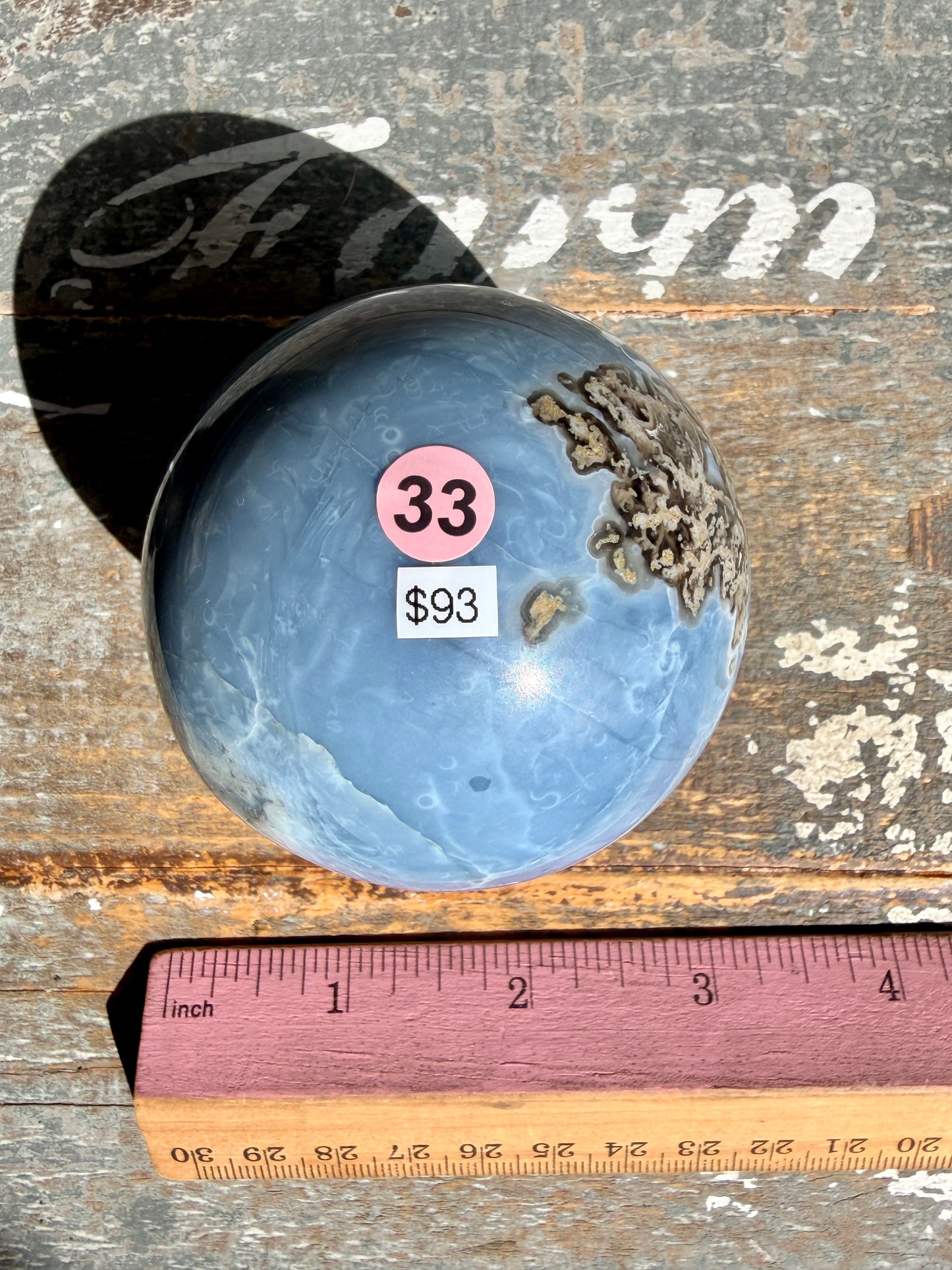 Gorgeous Blue Opal Sphere | India | Opt 33