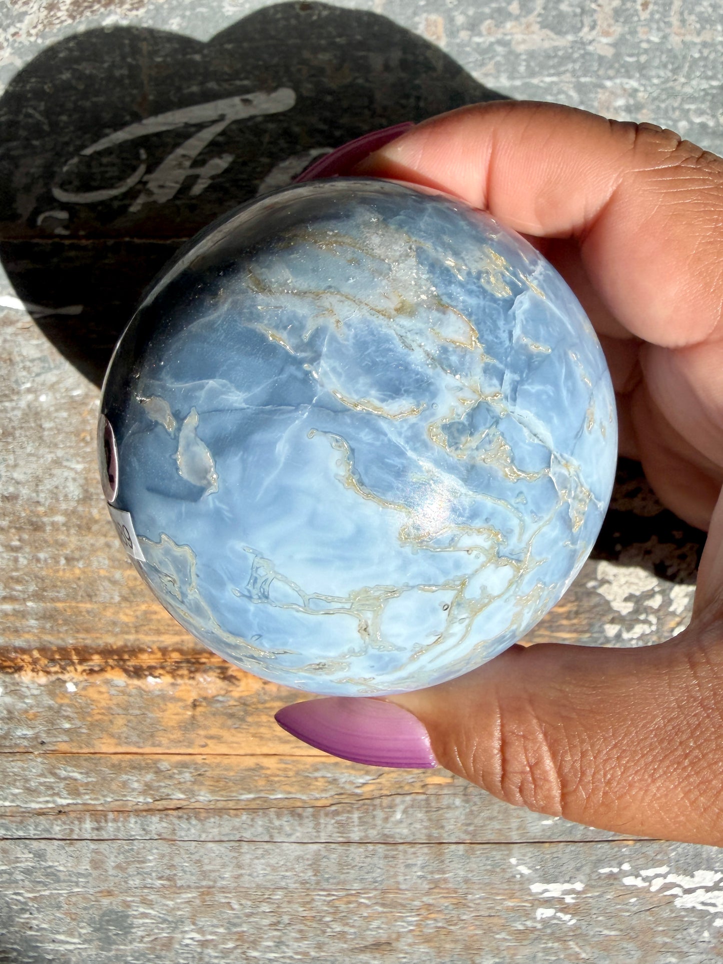 Gorgeous Blue Opal Sphere | India | Opt 32
