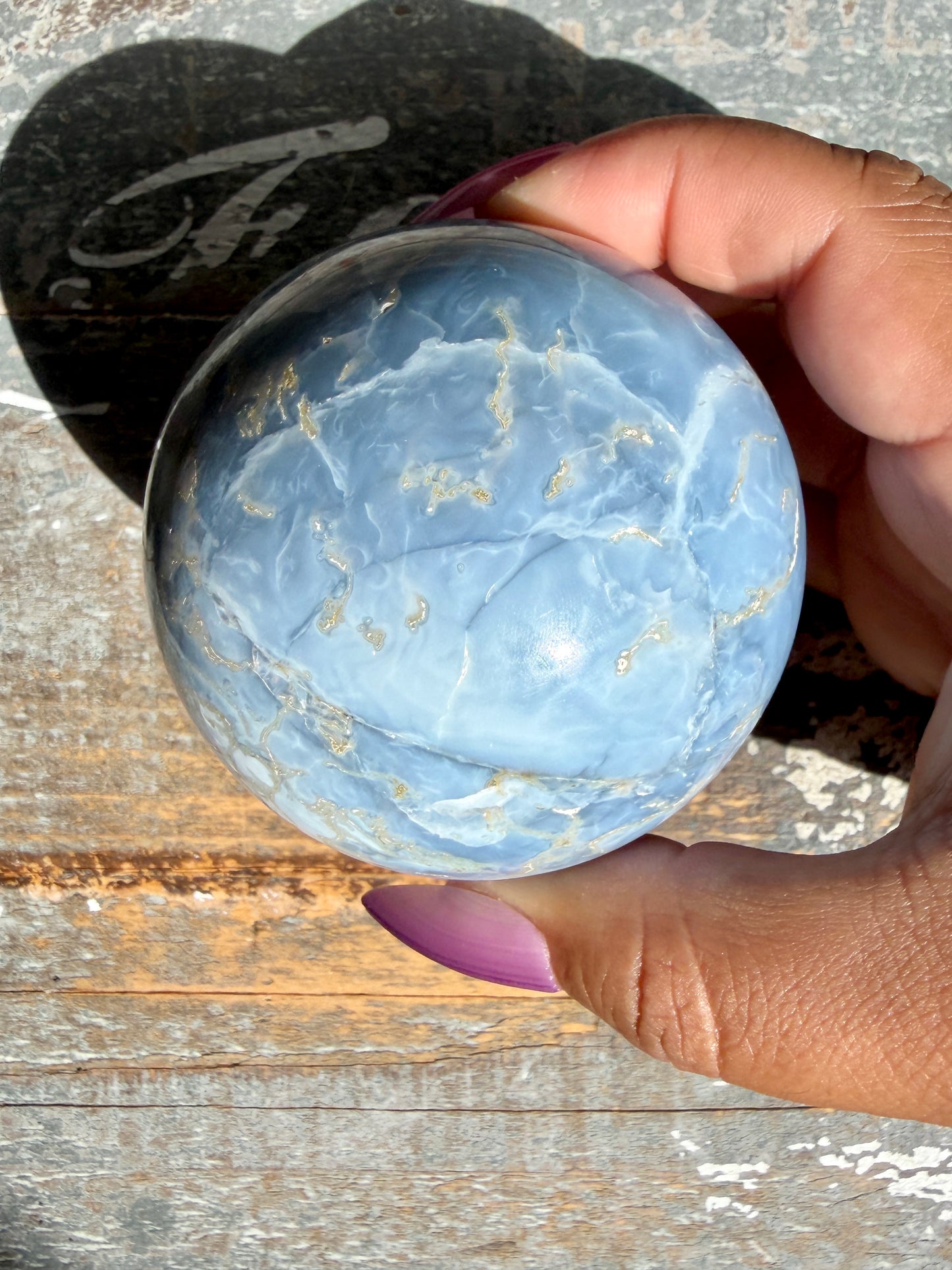 Gorgeous Blue Opal Sphere | India | Opt 32