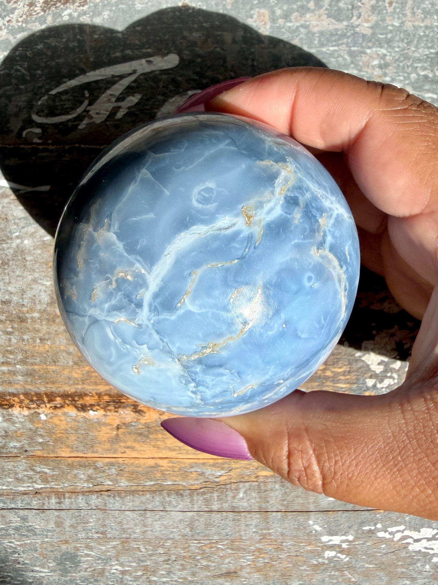 Gorgeous Blue Opal Sphere | India | Opt 32