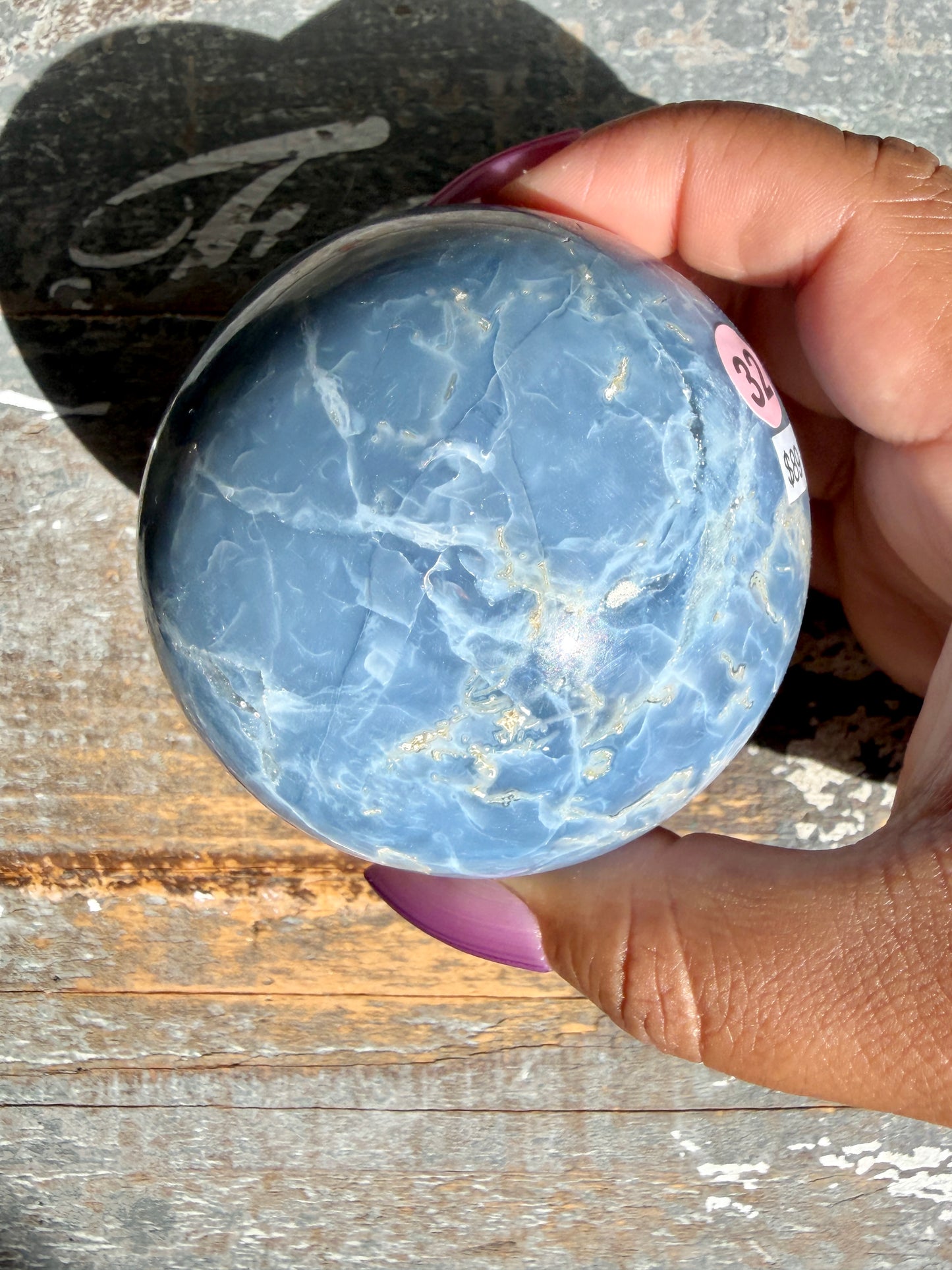 Gorgeous Blue Opal Sphere | India | Opt 32