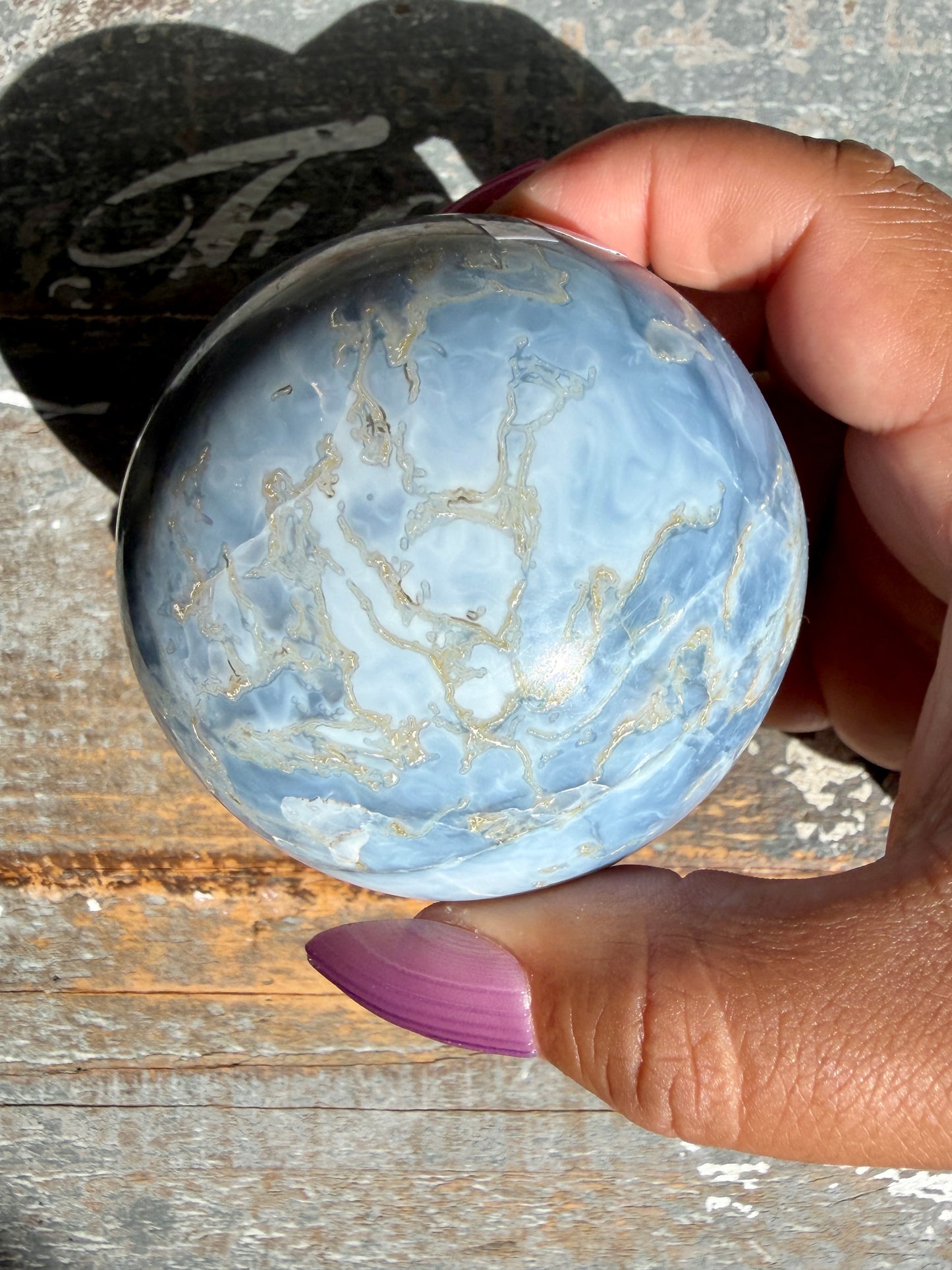 Gorgeous Blue Opal Sphere | India | Opt 32