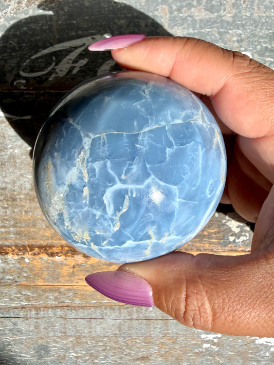 Gorgeous Blue Opal Sphere | India | Opt 32