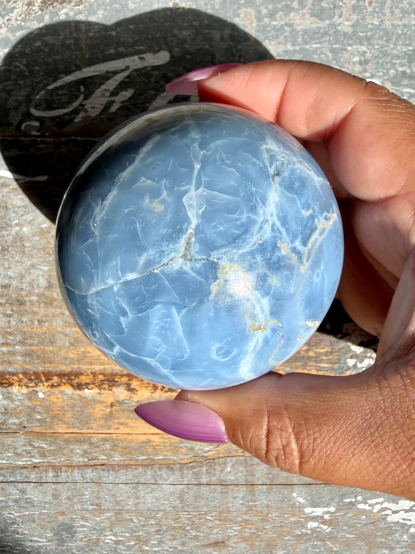Gorgeous Blue Opal Sphere | India | Opt 32