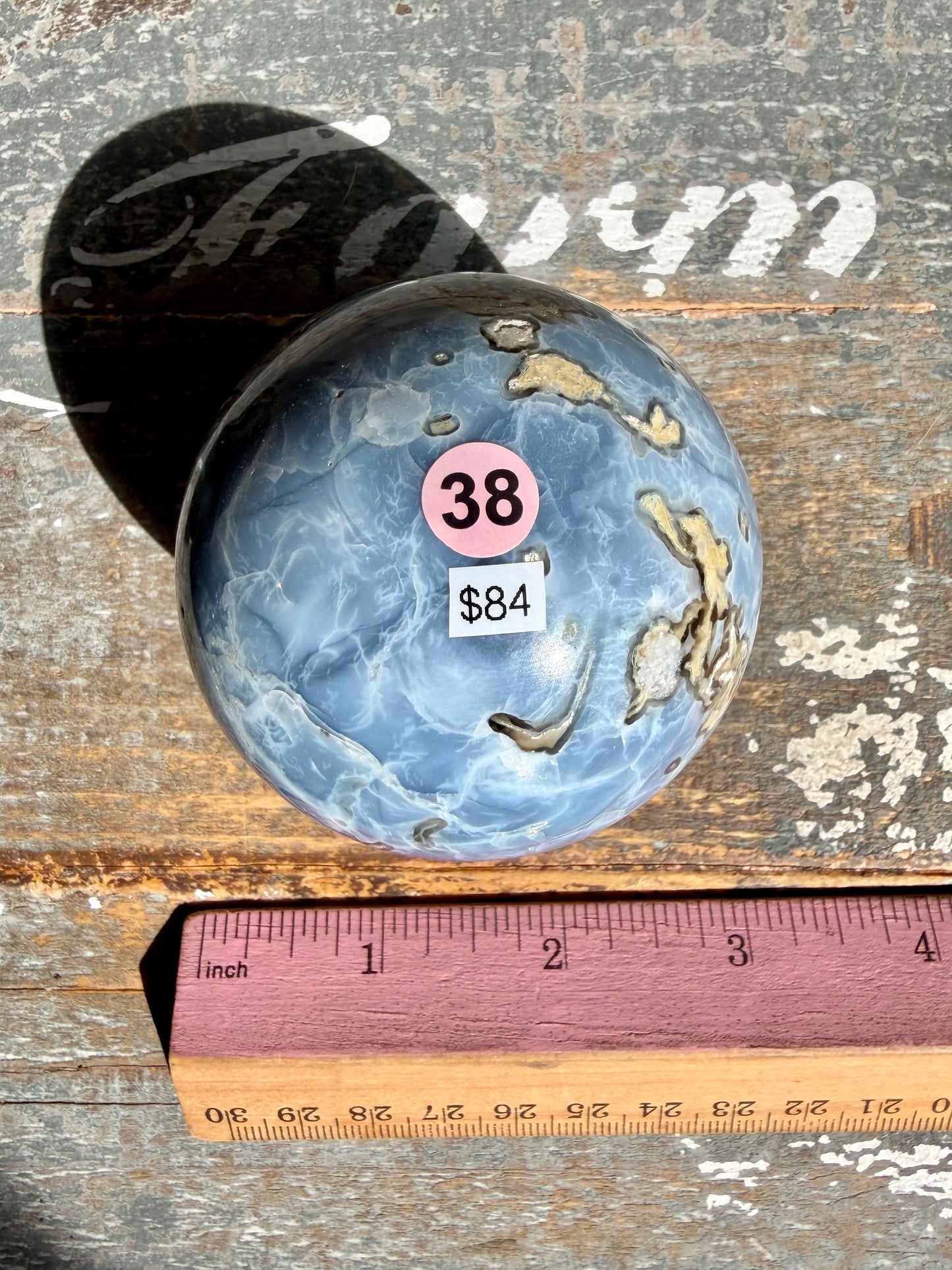 Gorgeous Blue Opal Sphere | India | Opt 38