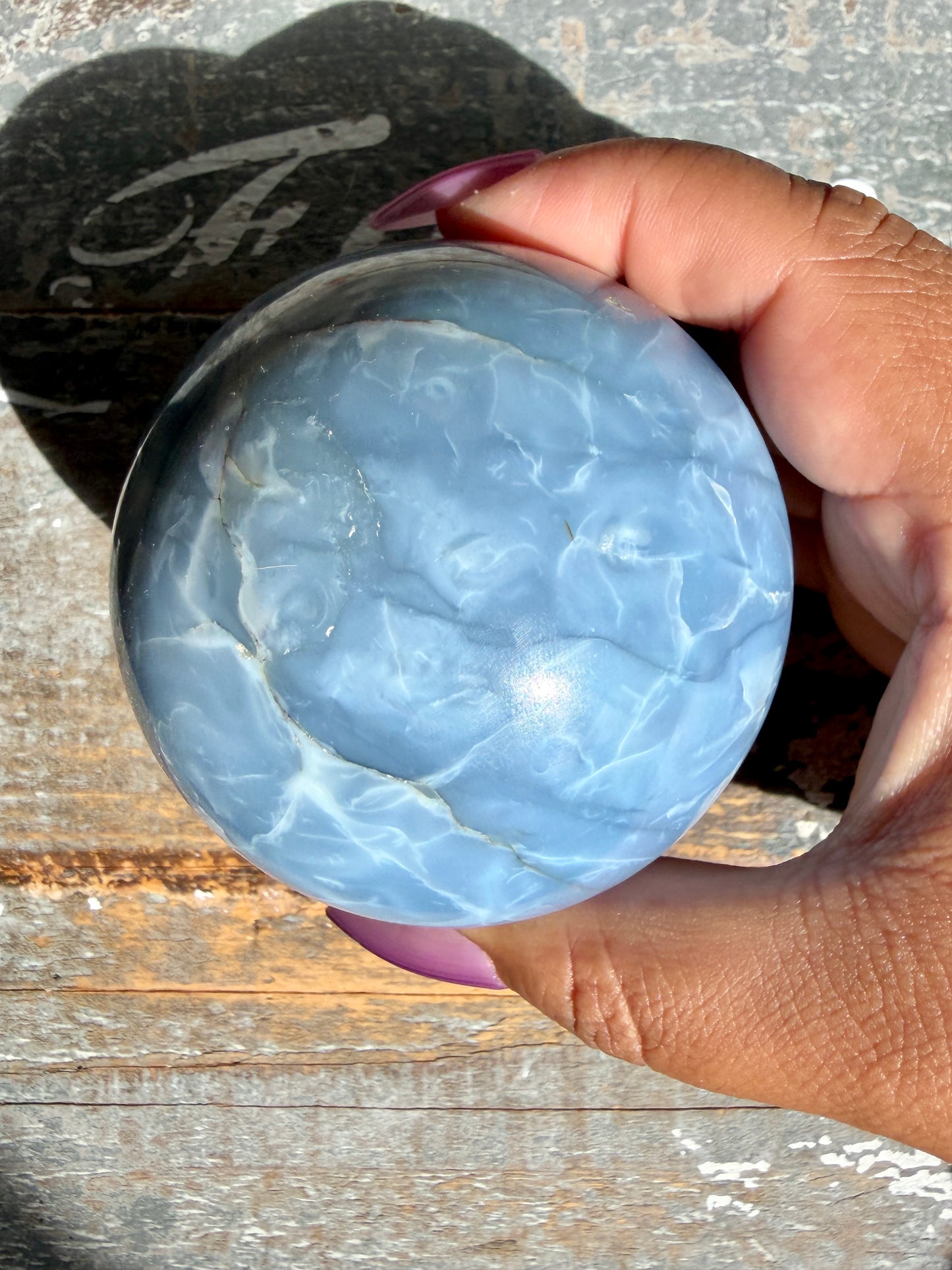 Gorgeous Blue Opal Sphere | India | Opt 34