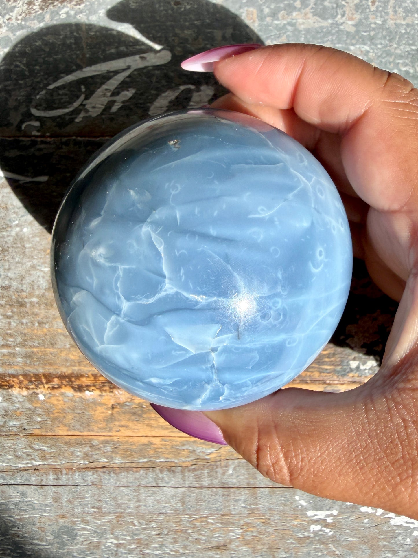 Gorgeous Blue Opal Sphere | India | Opt 34