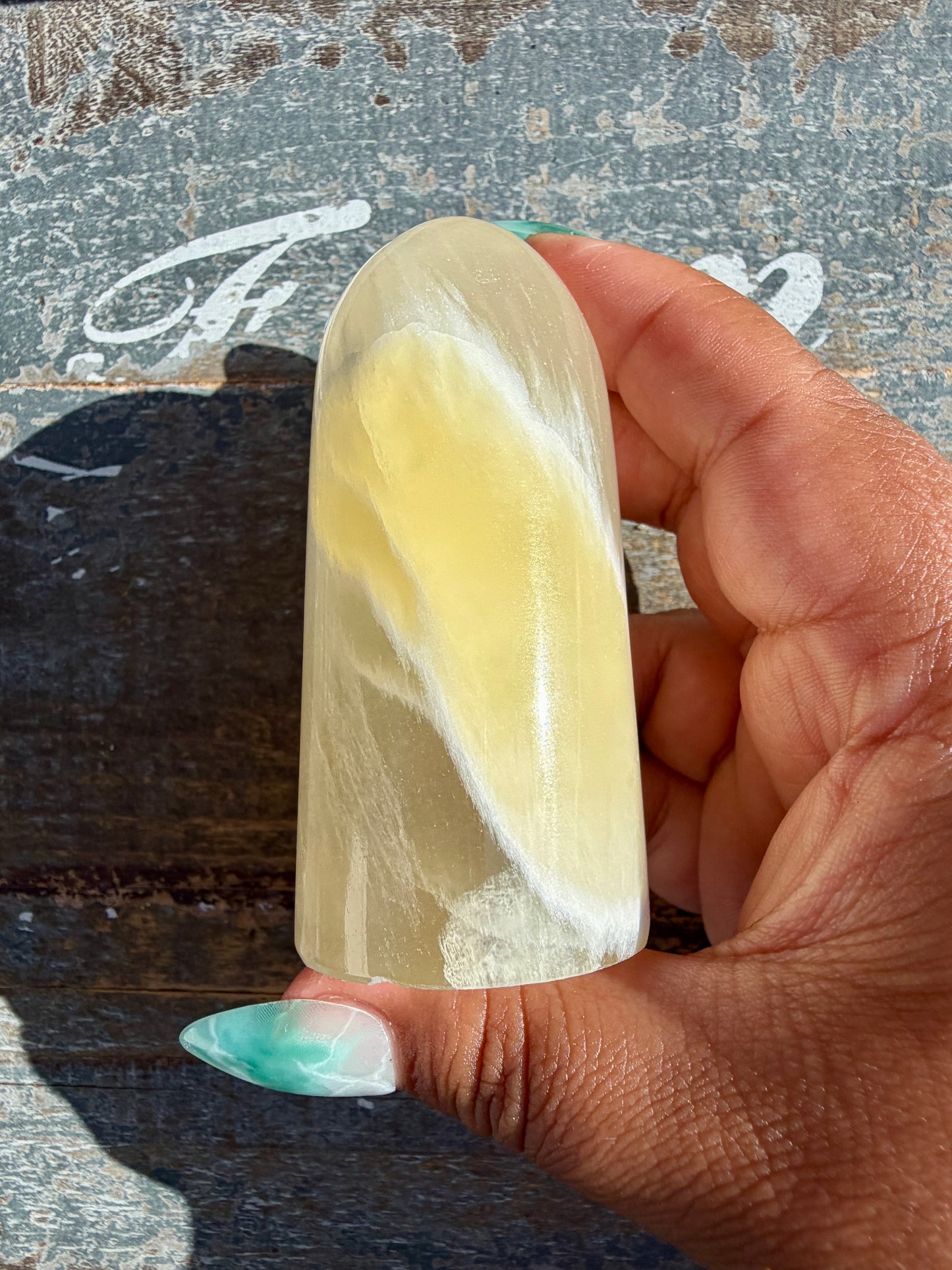 Gorgeous Honeycomb Calcite Freeform | Opt 55