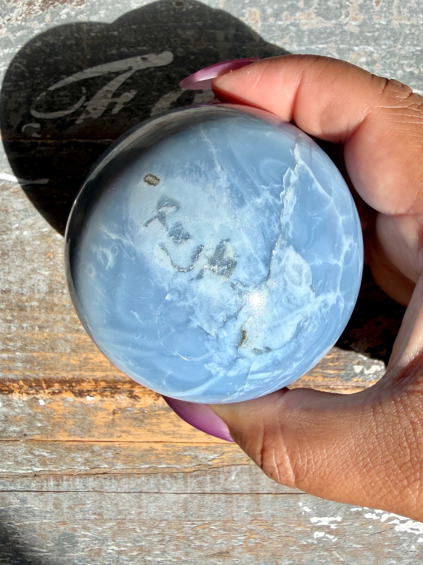 Gorgeous Blue Opal Sphere | India | Opt 34
