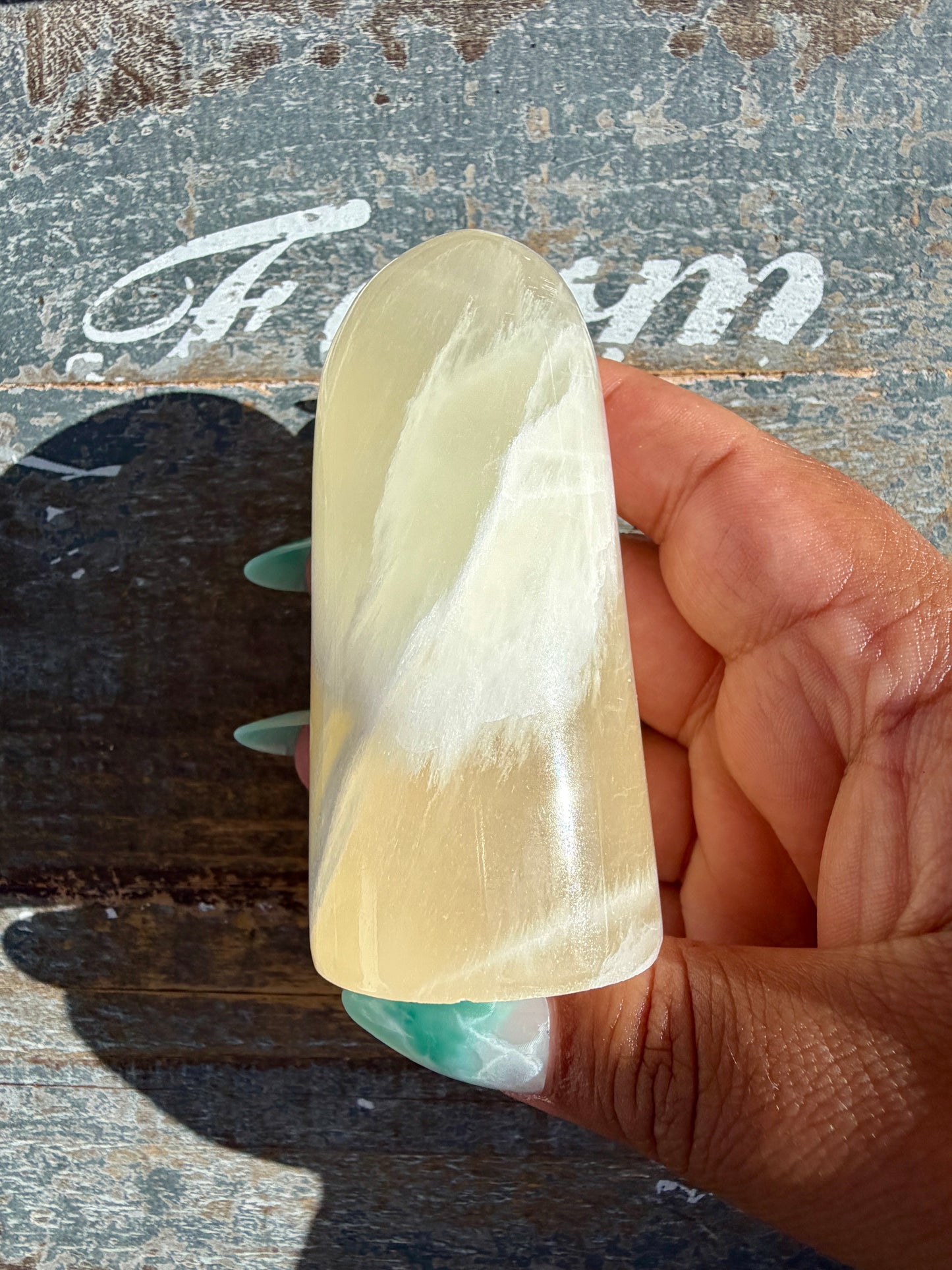 Gorgeous Honeycomb Calcite Freeform | Opt 55