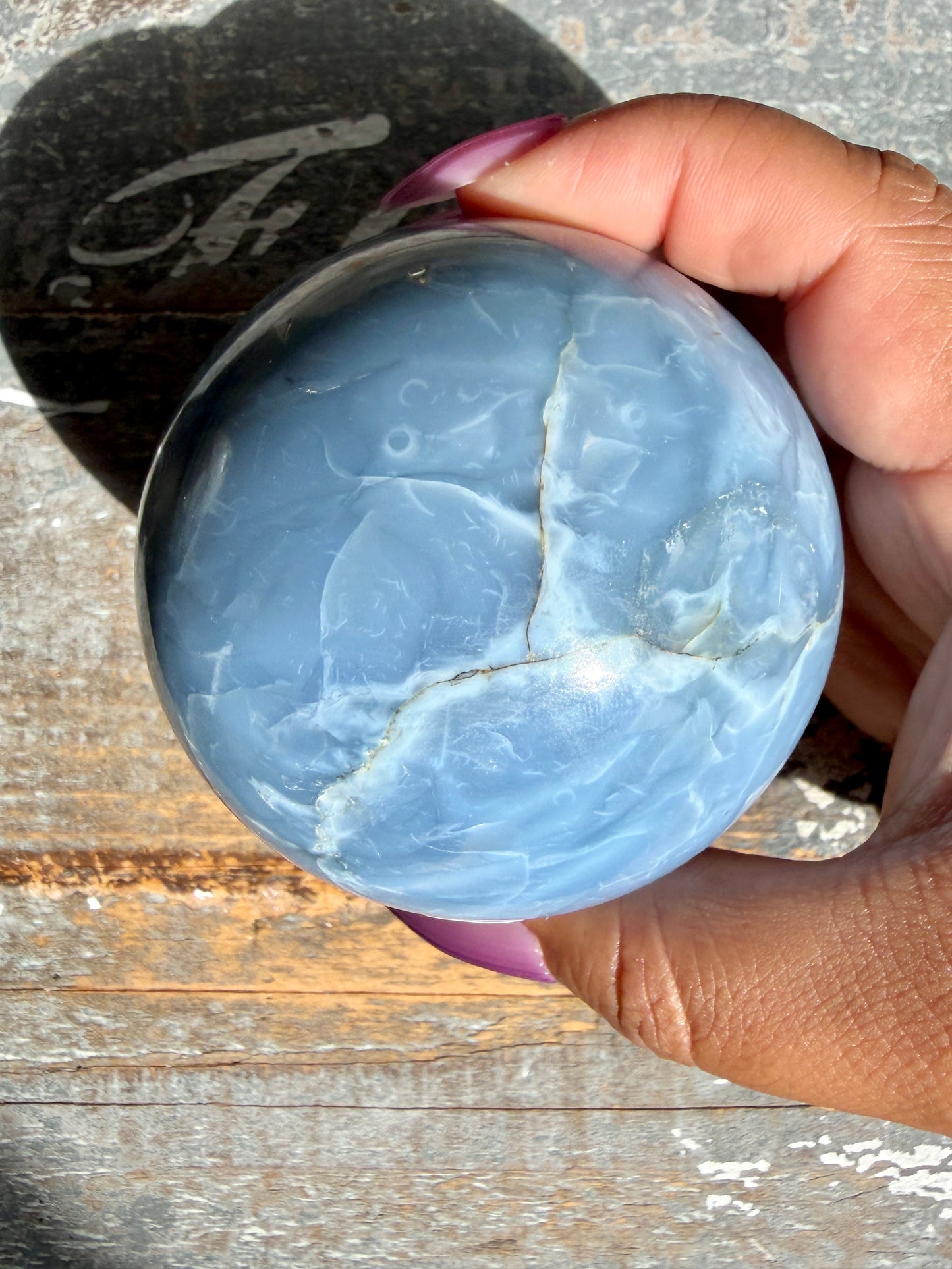 Gorgeous Blue Opal Sphere | India | Opt 34