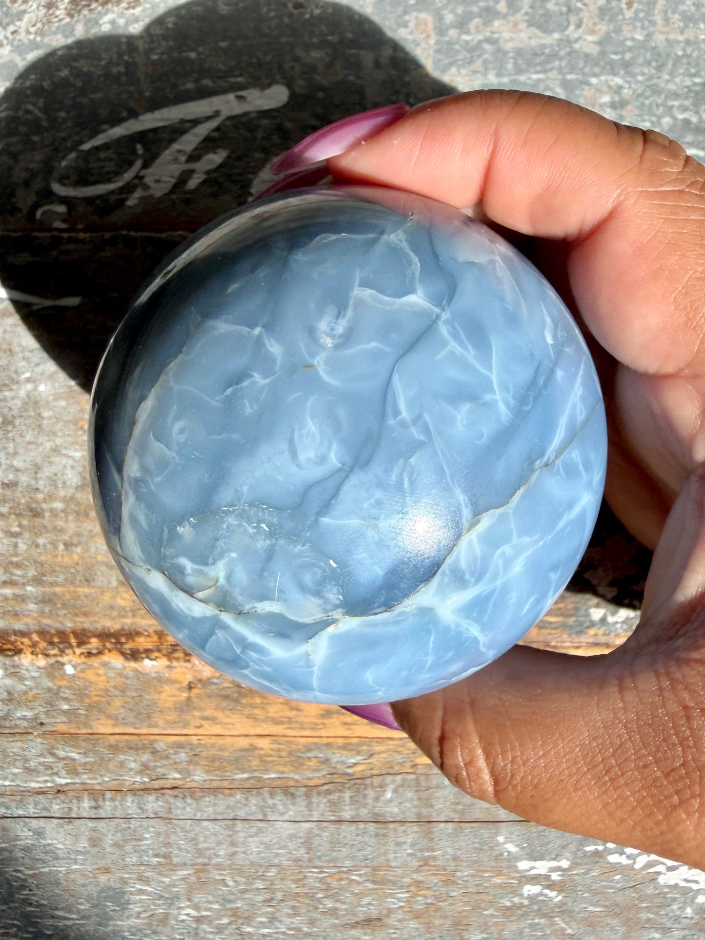 Gorgeous Blue Opal Sphere | India | Opt 34