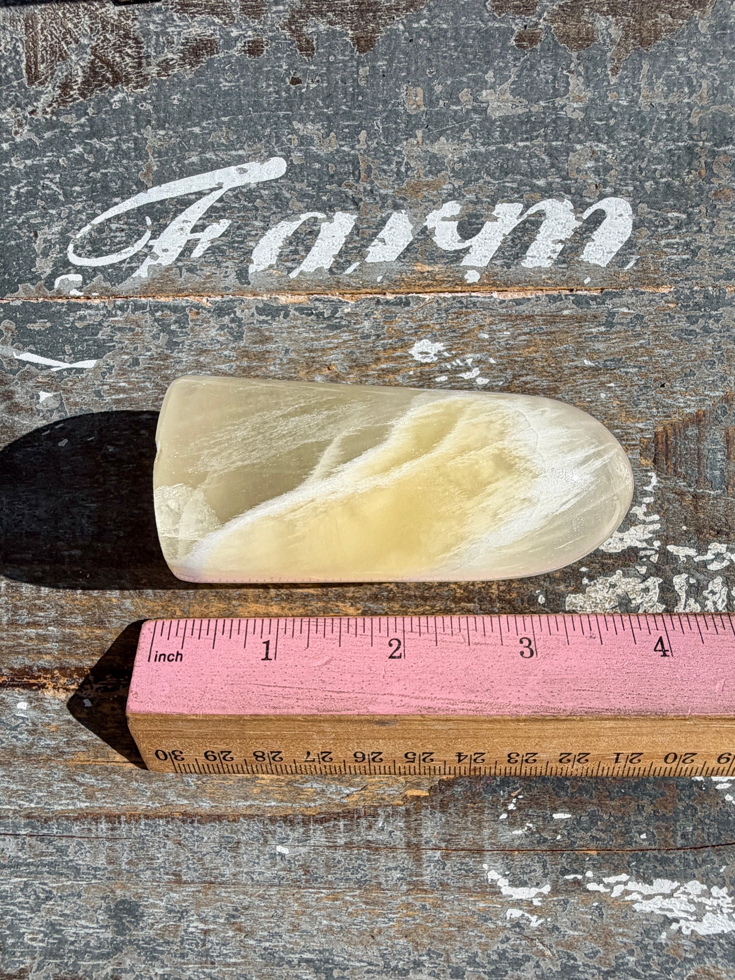 Gorgeous Honeycomb Calcite Freeform | Opt 55