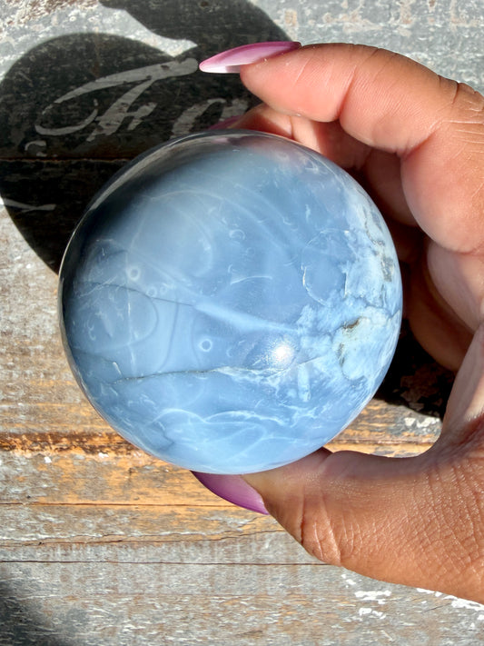 Gorgeous Blue Opal Sphere | India | Opt 34