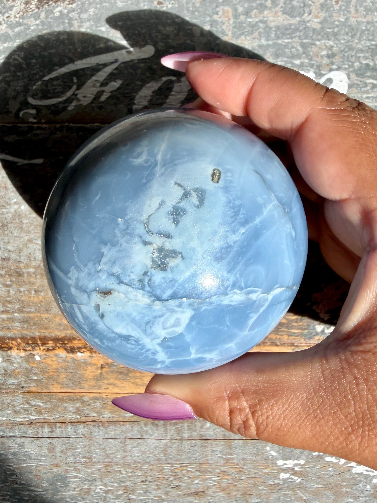 Gorgeous Blue Opal Sphere | India | Opt 34