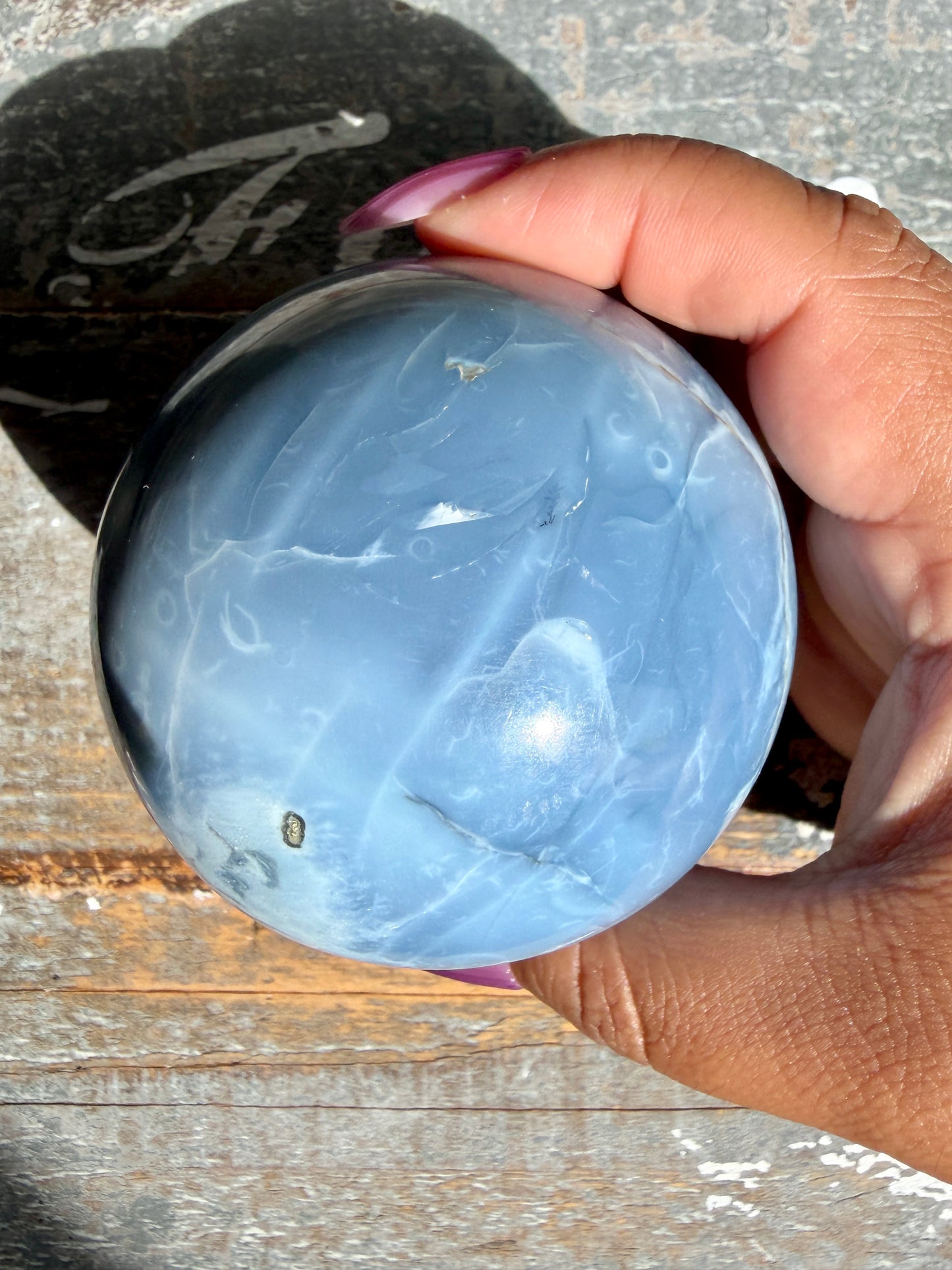 Gorgeous Blue Opal Sphere | India | Opt 34