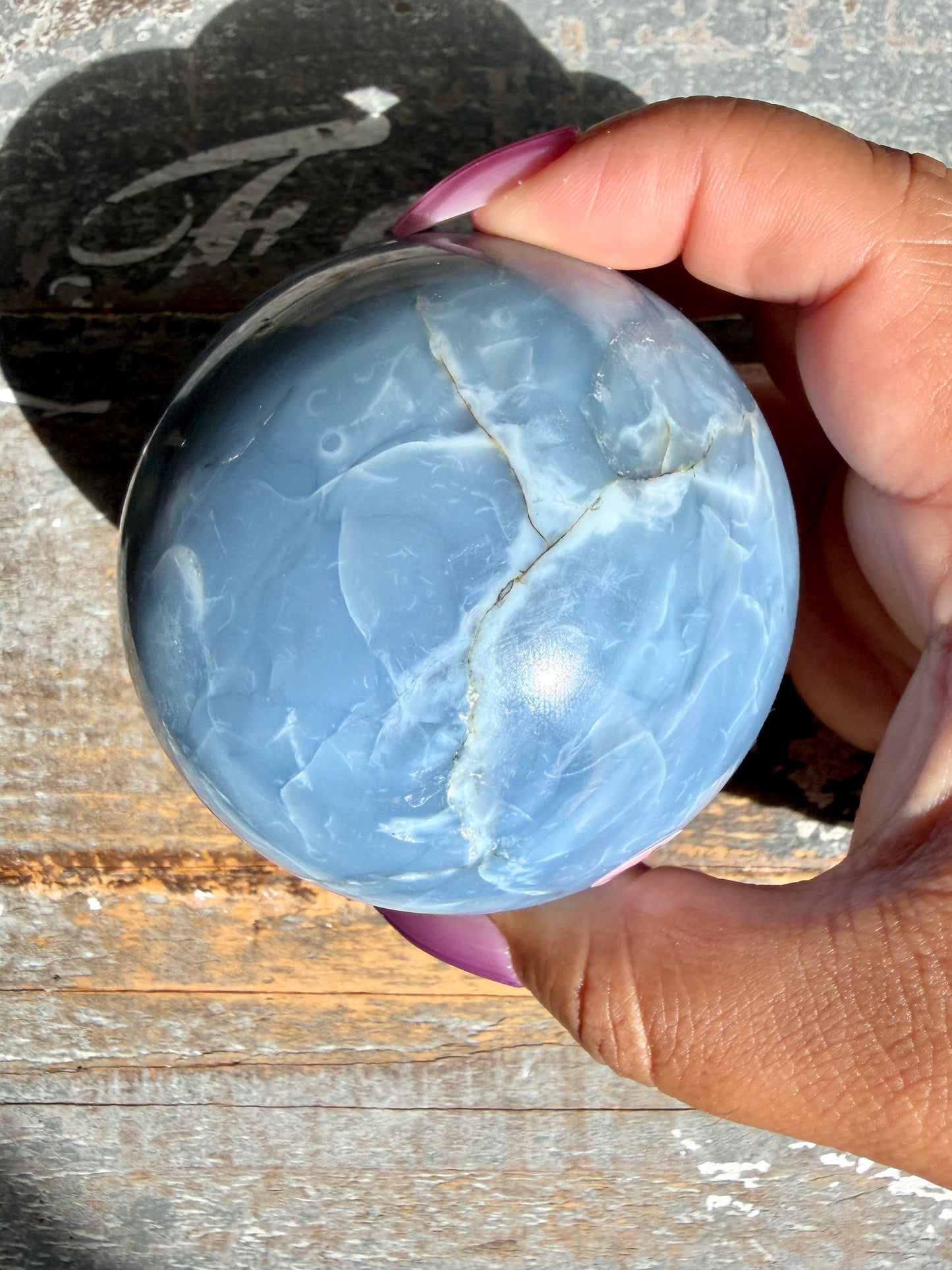 Gorgeous Blue Opal Sphere | India | Opt 34