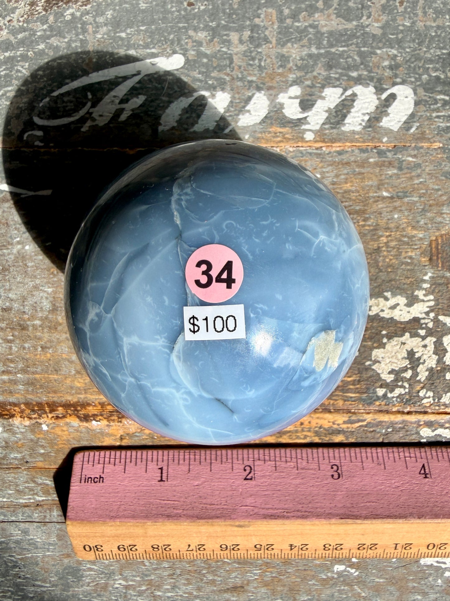 Gorgeous Blue Opal Sphere | India | Opt 34