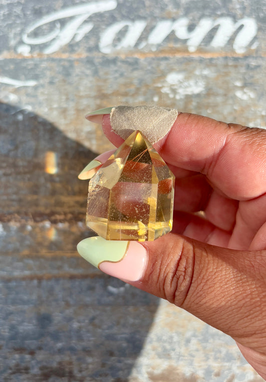 Gorgeous AAA Citrine Mini Tower from Brazil | Opt 78