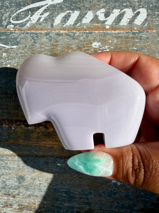 Gorgeous Lavender Fluorite Buffalo | Opt 40