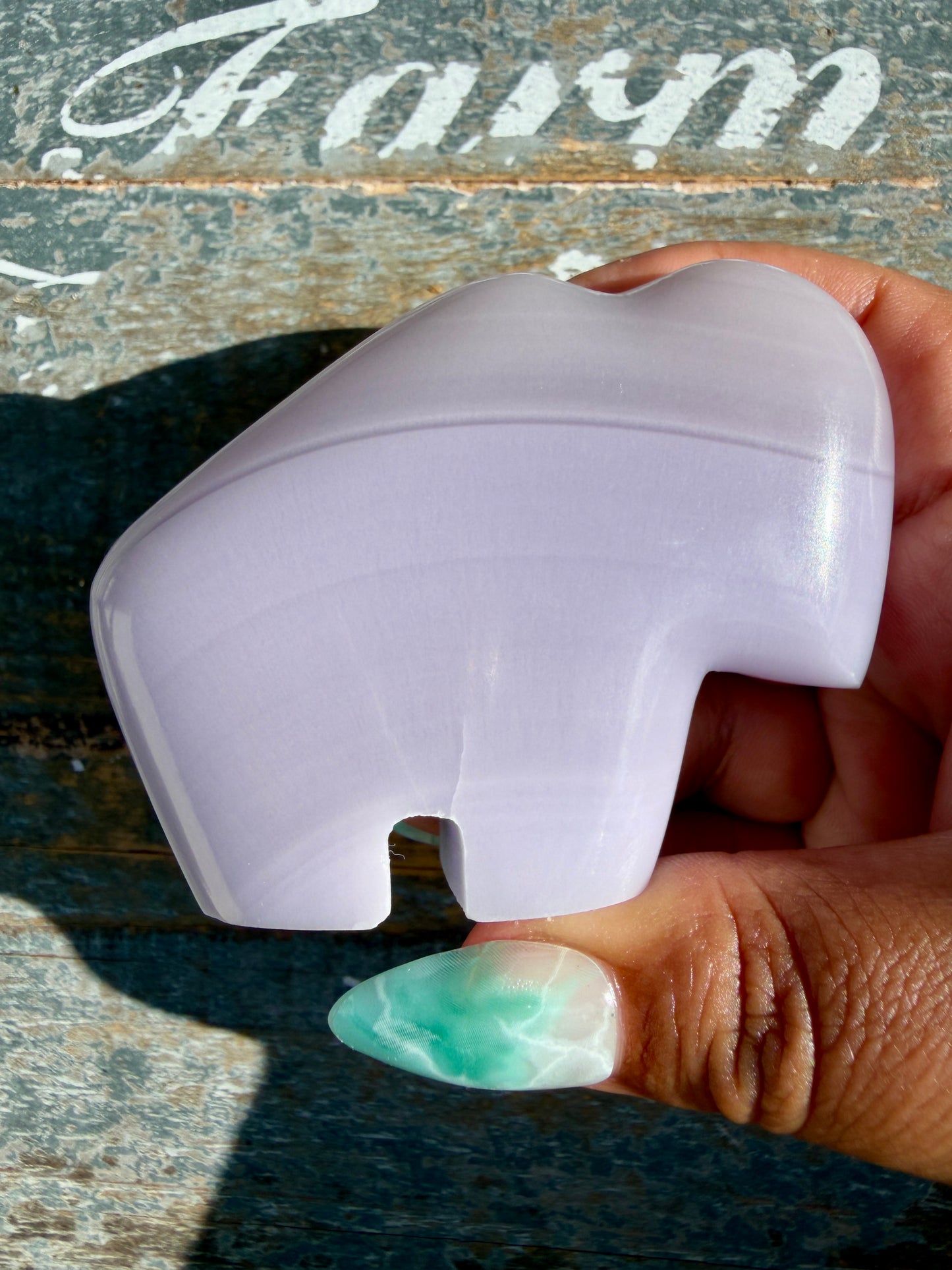 Gorgeous Lavender Fluorite Buffalo | Opt 37