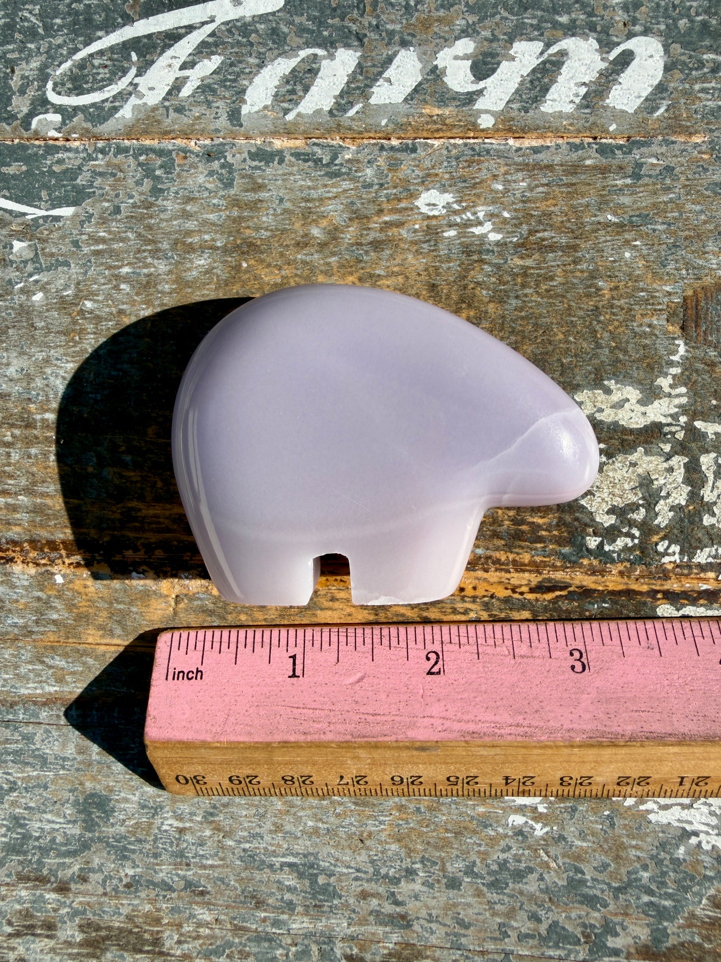 Gorgeous Lavender Fluorite Bear | Opt 38