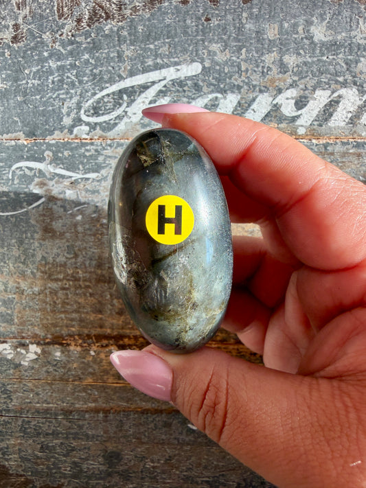 Gorgeous Flashy Labradorite Lingam | Madagascar | Opt H