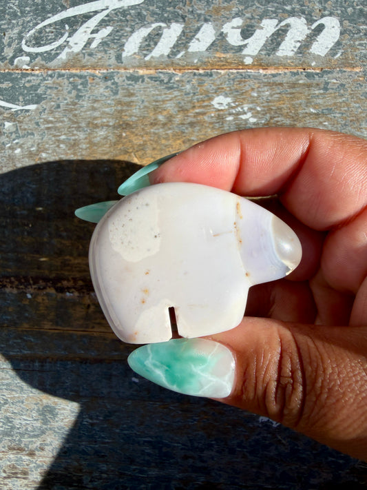 Gorgeous Lavender Fluorite Bear | Opt 44