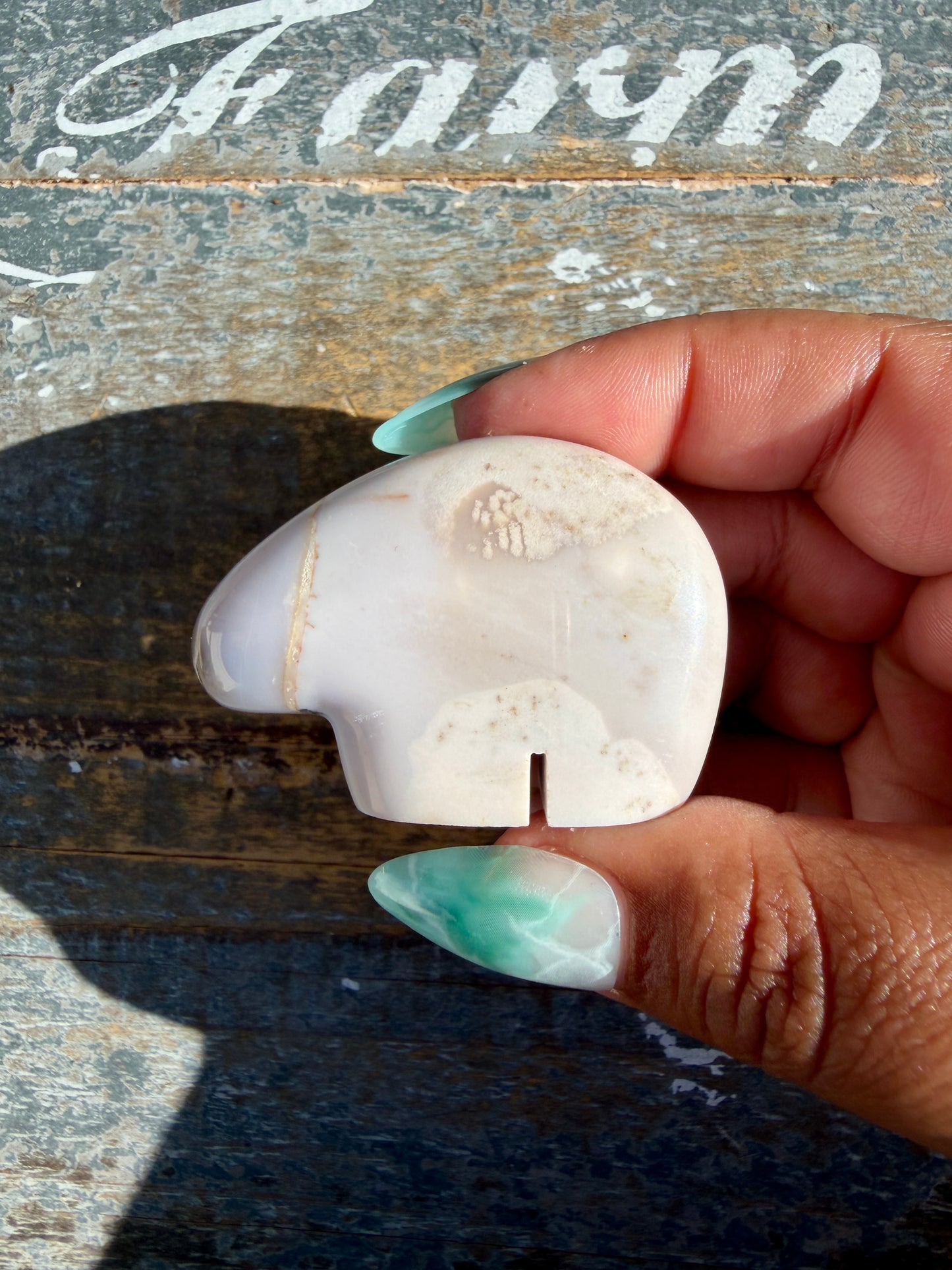 Gorgeous Lavender Fluorite Bear | Opt 44