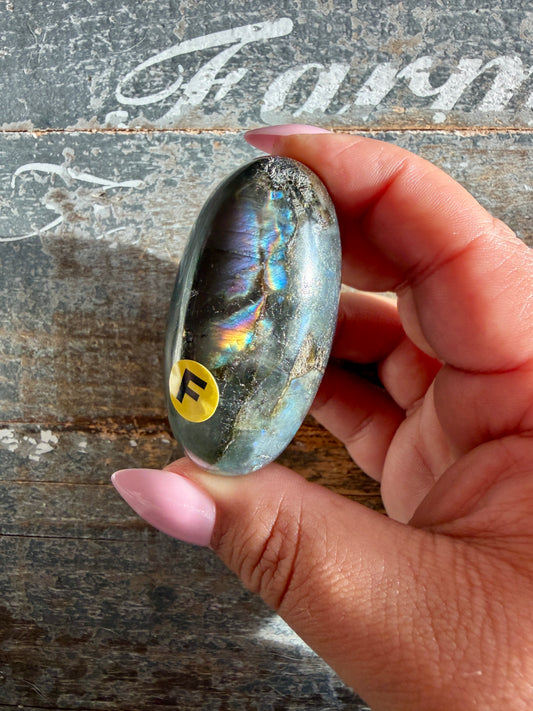 Gorgeous Flashy Labradorite Lingam | Madagascar | Opt F