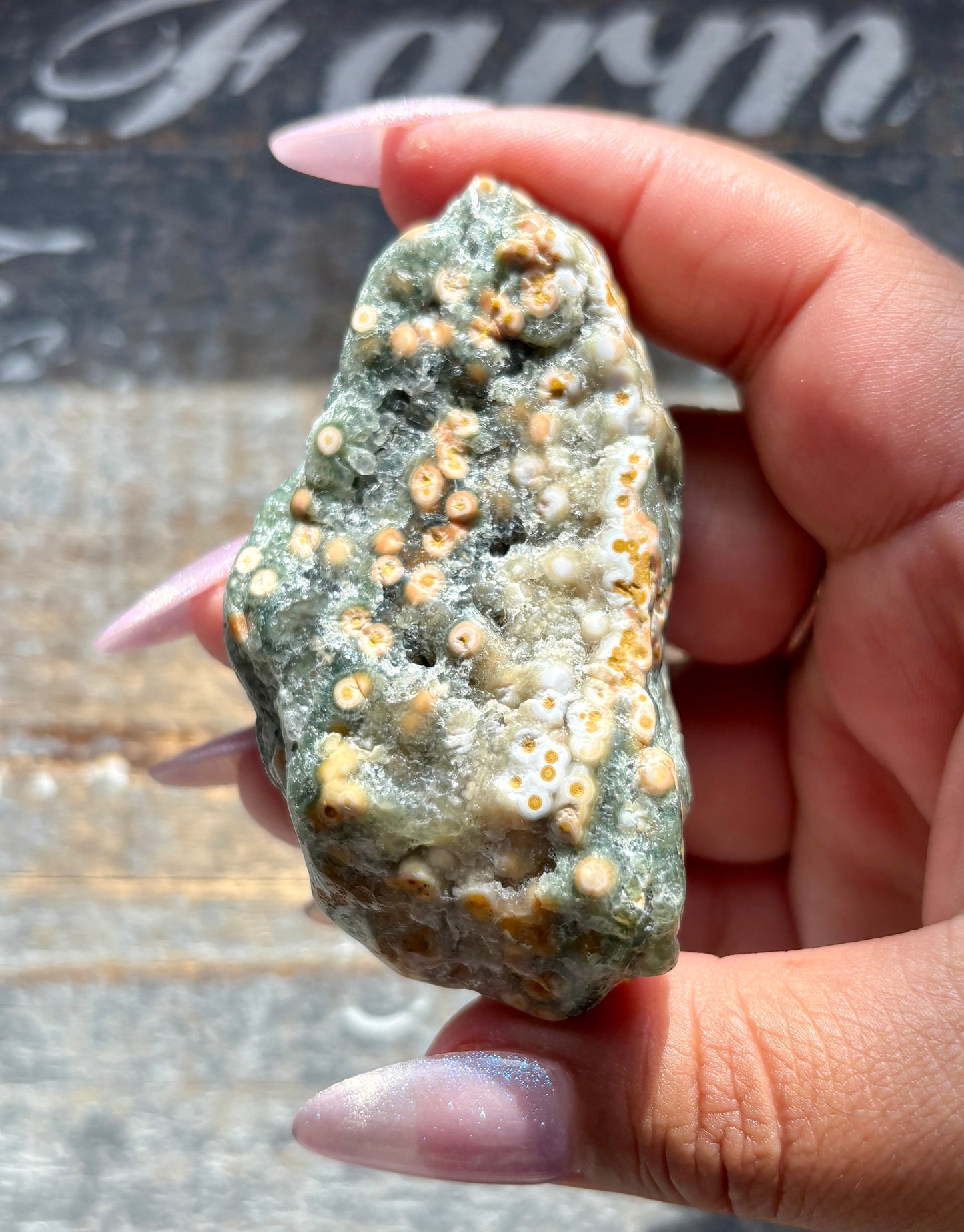 Gorgeous Authentic Ocean Jasper Free Form From Madagascar