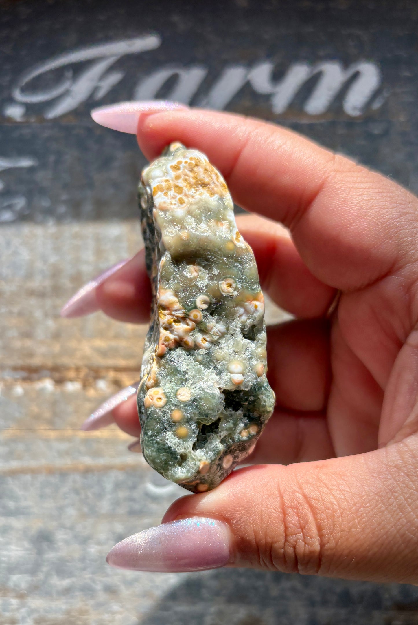 Gorgeous Authentic Ocean Jasper Free Form From Madagascar